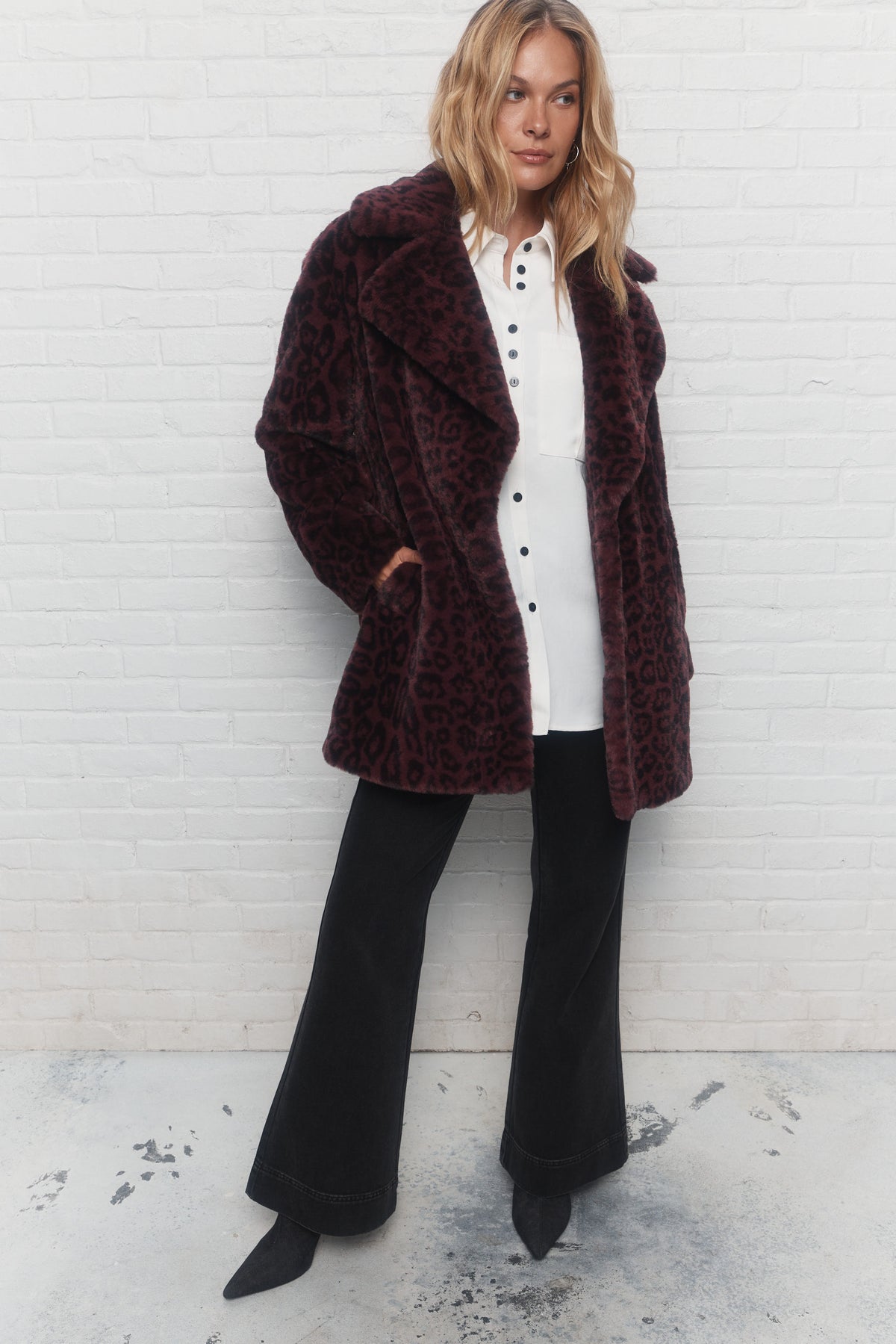 Manteau Original En Laine HIGH USE Par Claire Campbell - Taille F40, Couleurs Vert/marron/noir, Parfait Pour Un Look Unique