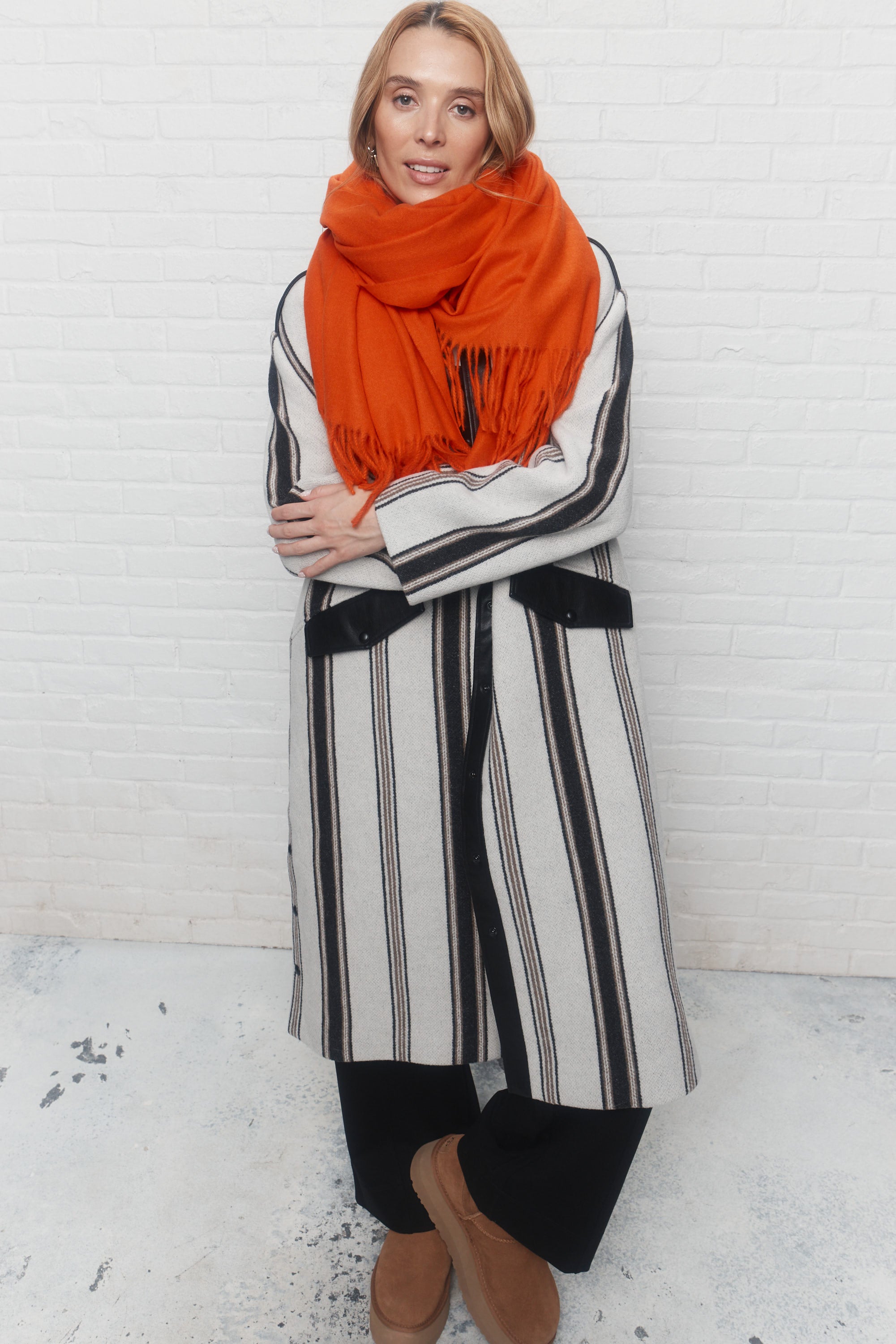 Novia | Écharpe orange