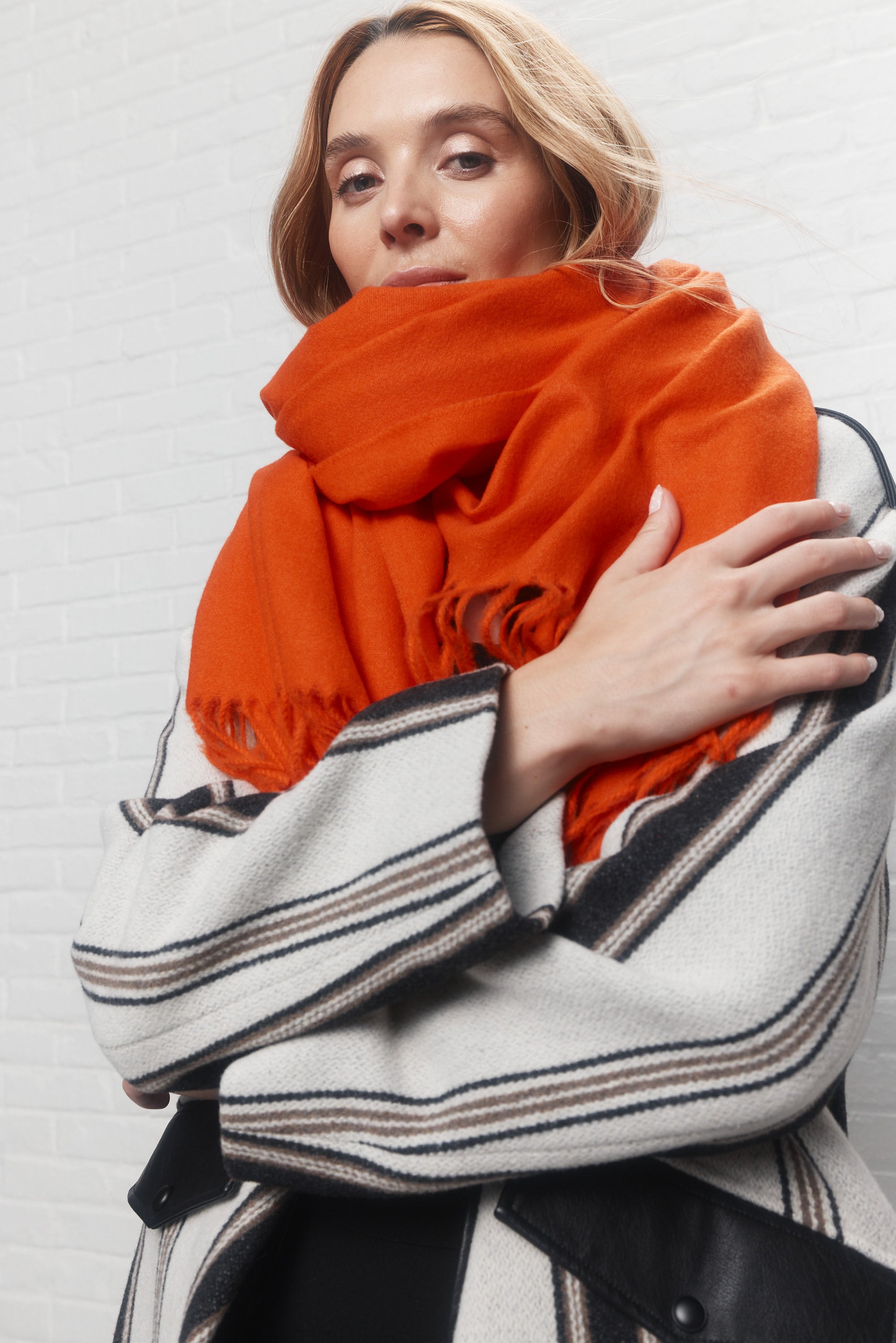 Novia | Écharpe orange
