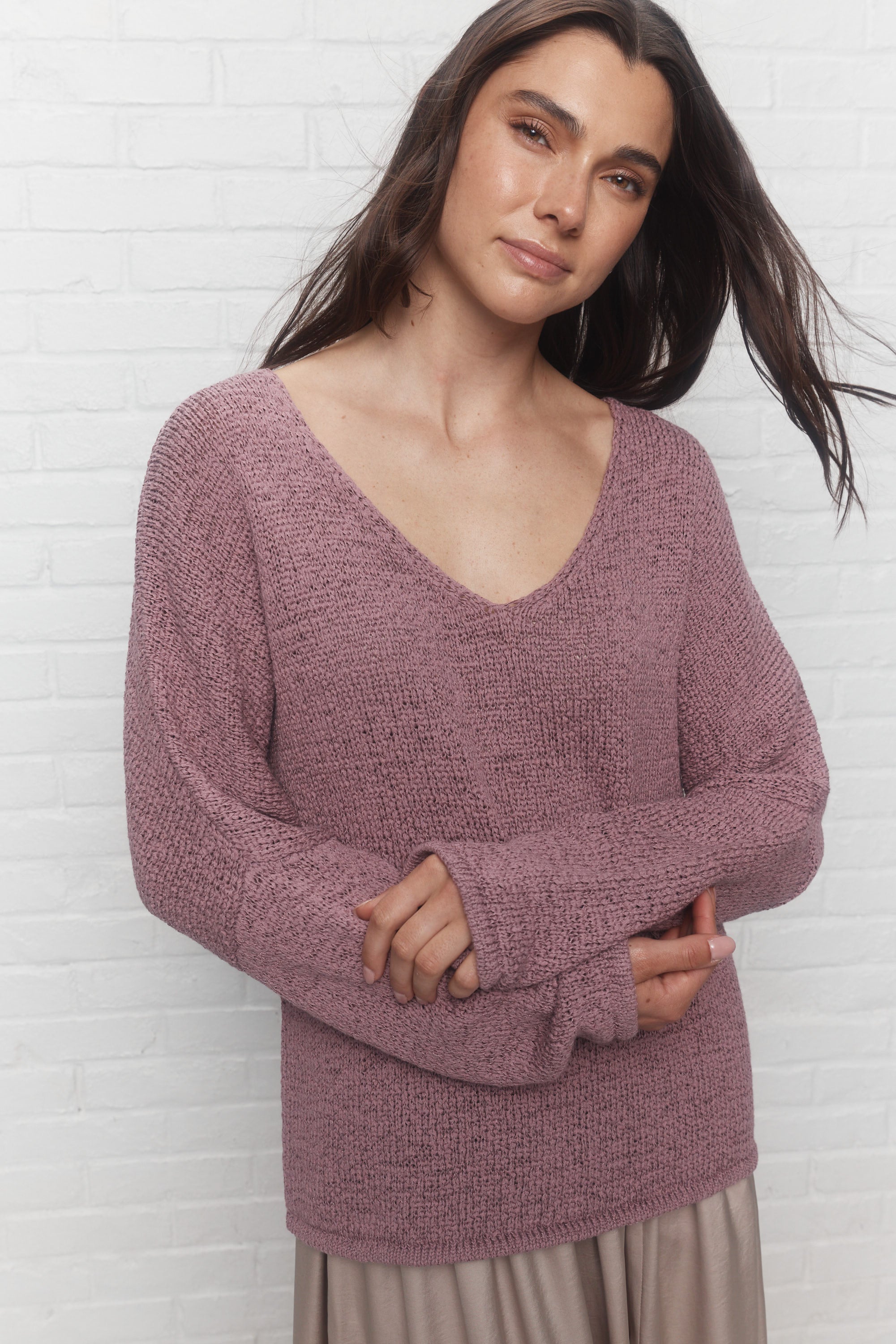 Lasmie | Chandail mauve