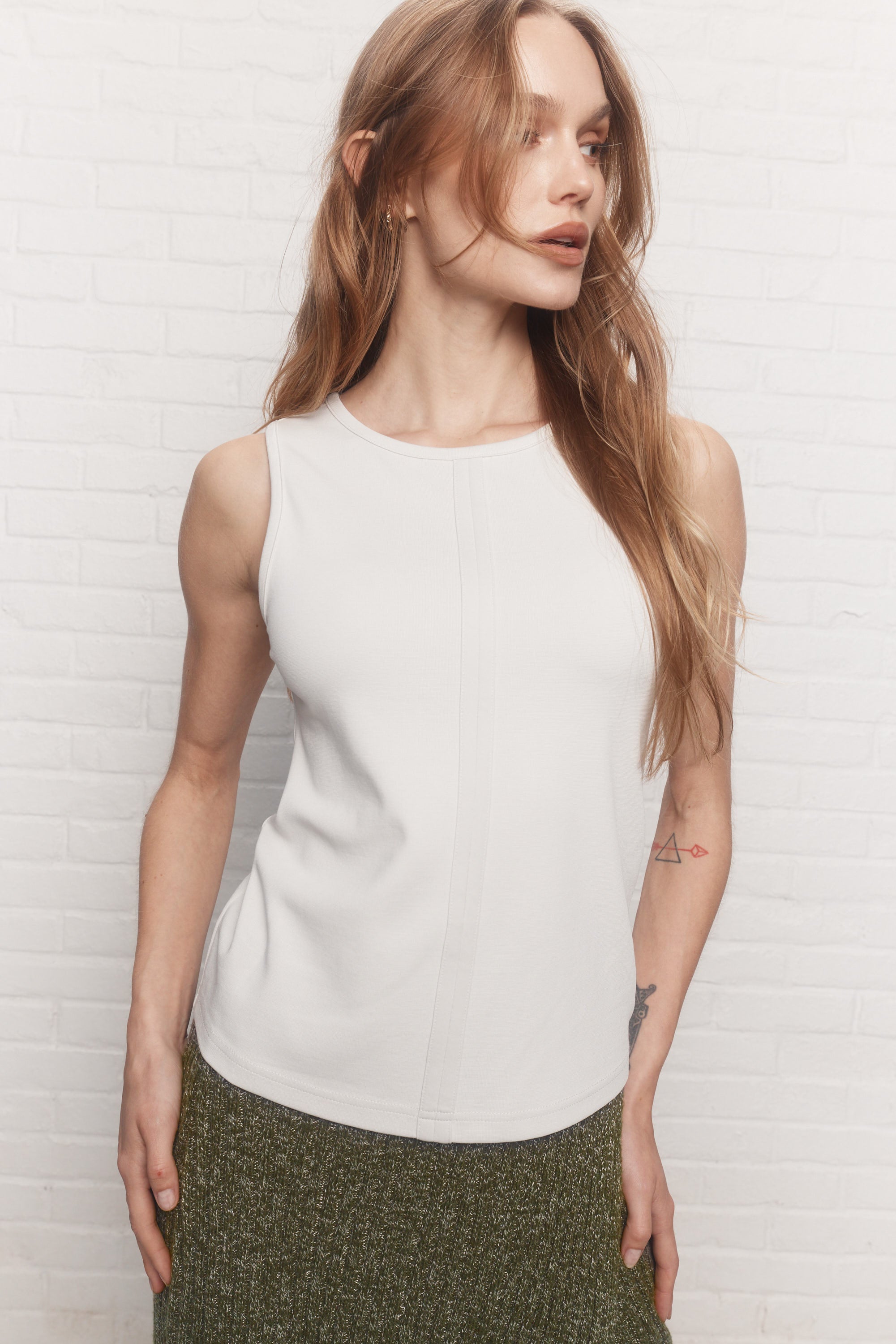 Dixie | Grey tank top