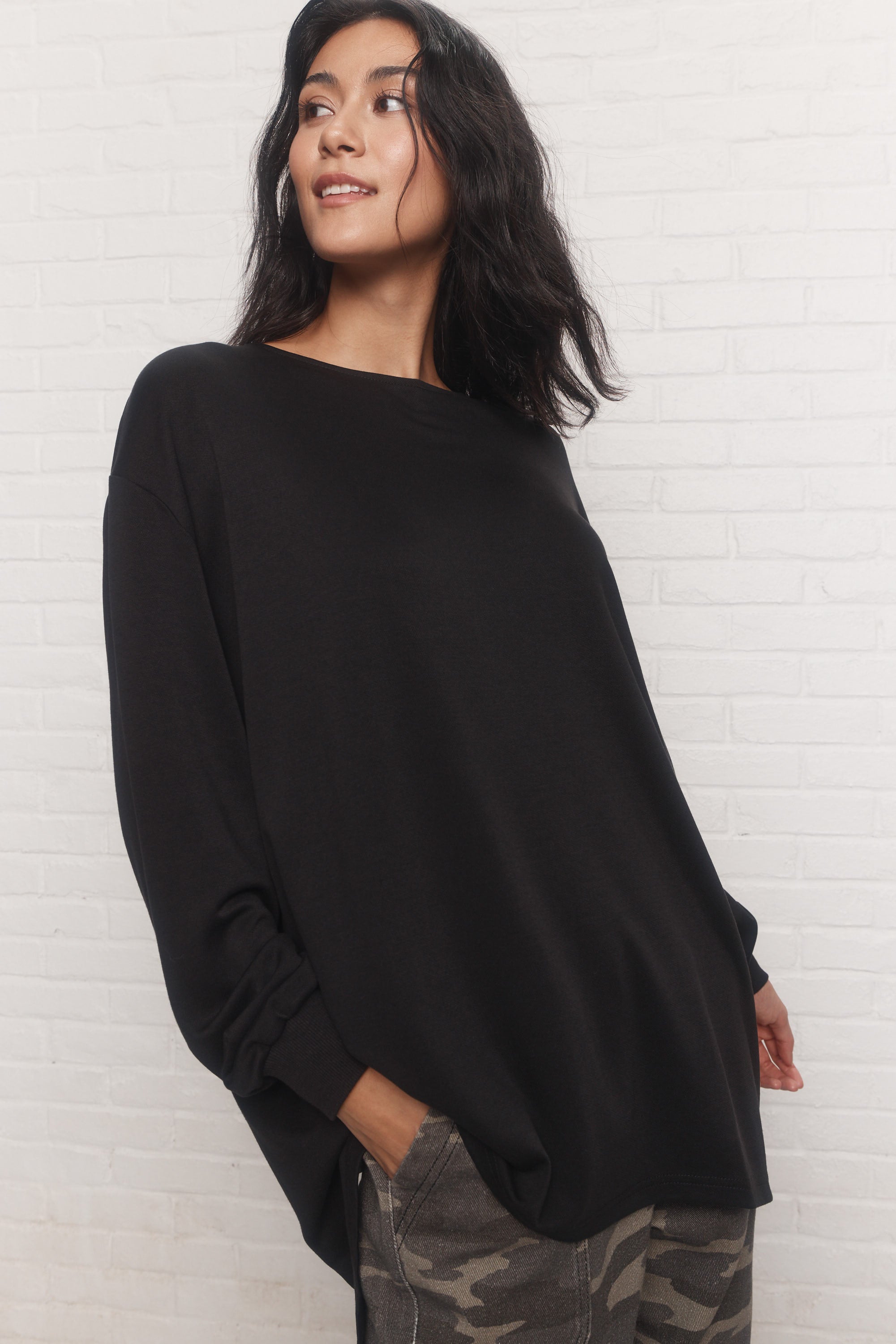 Thella | Chandail noir