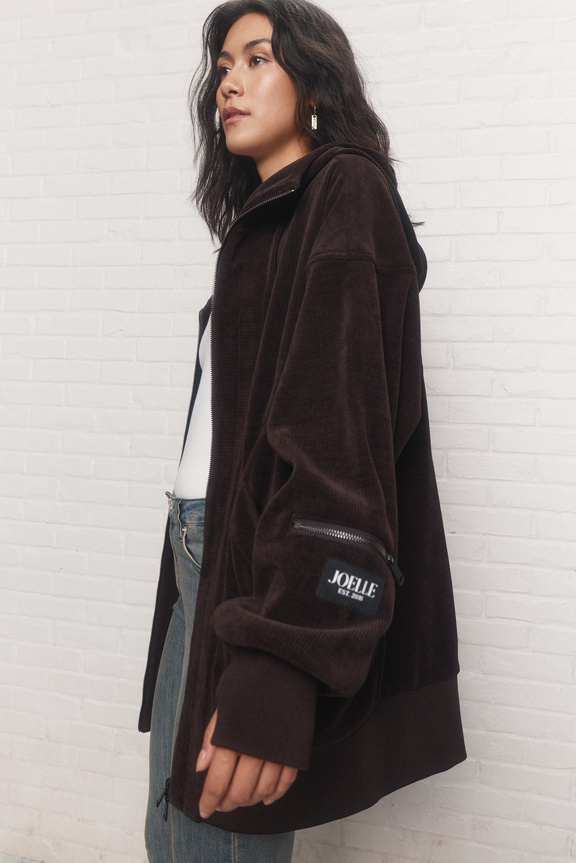 Hudson | Veste brune foncée