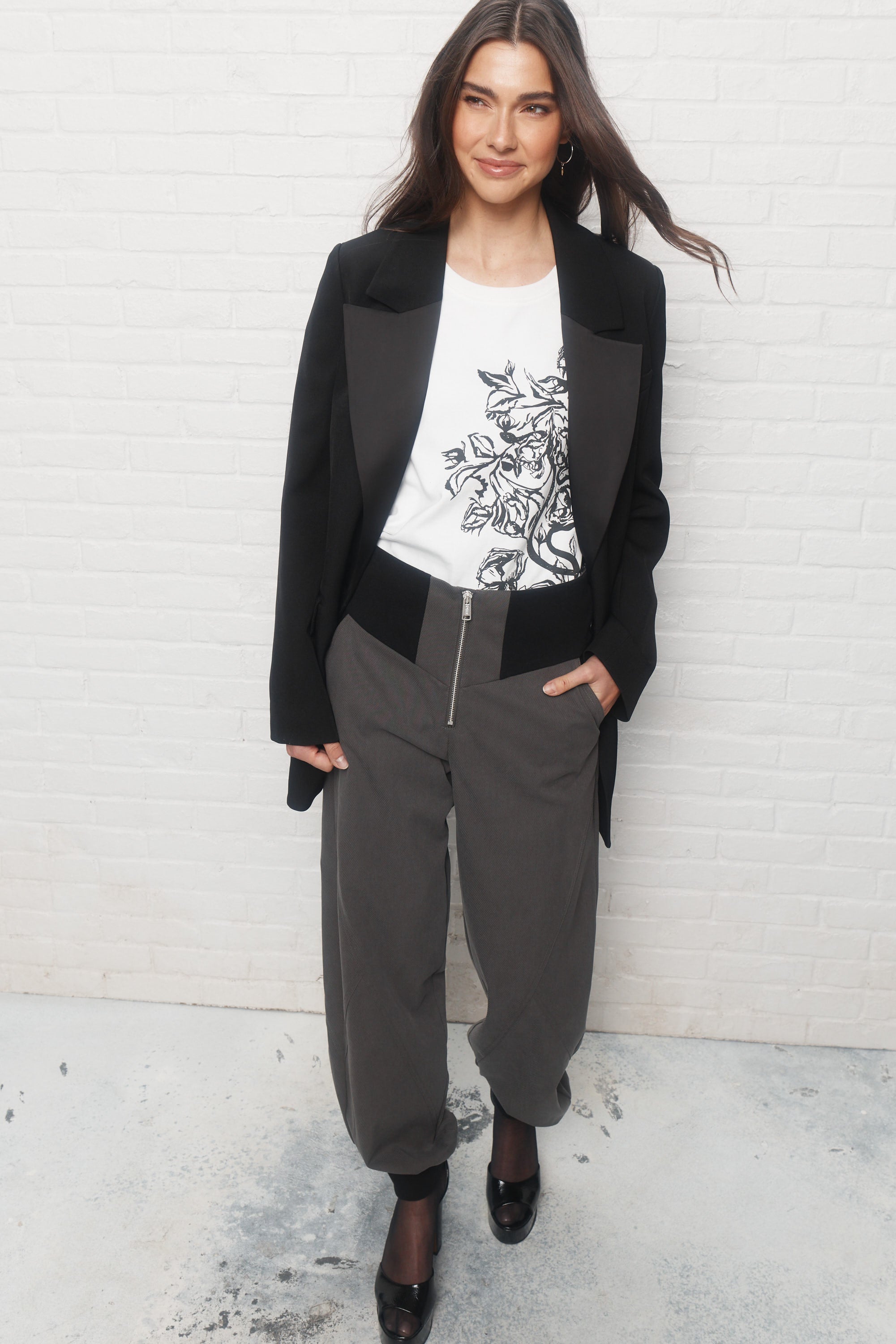 Oksana | Pantalon gris