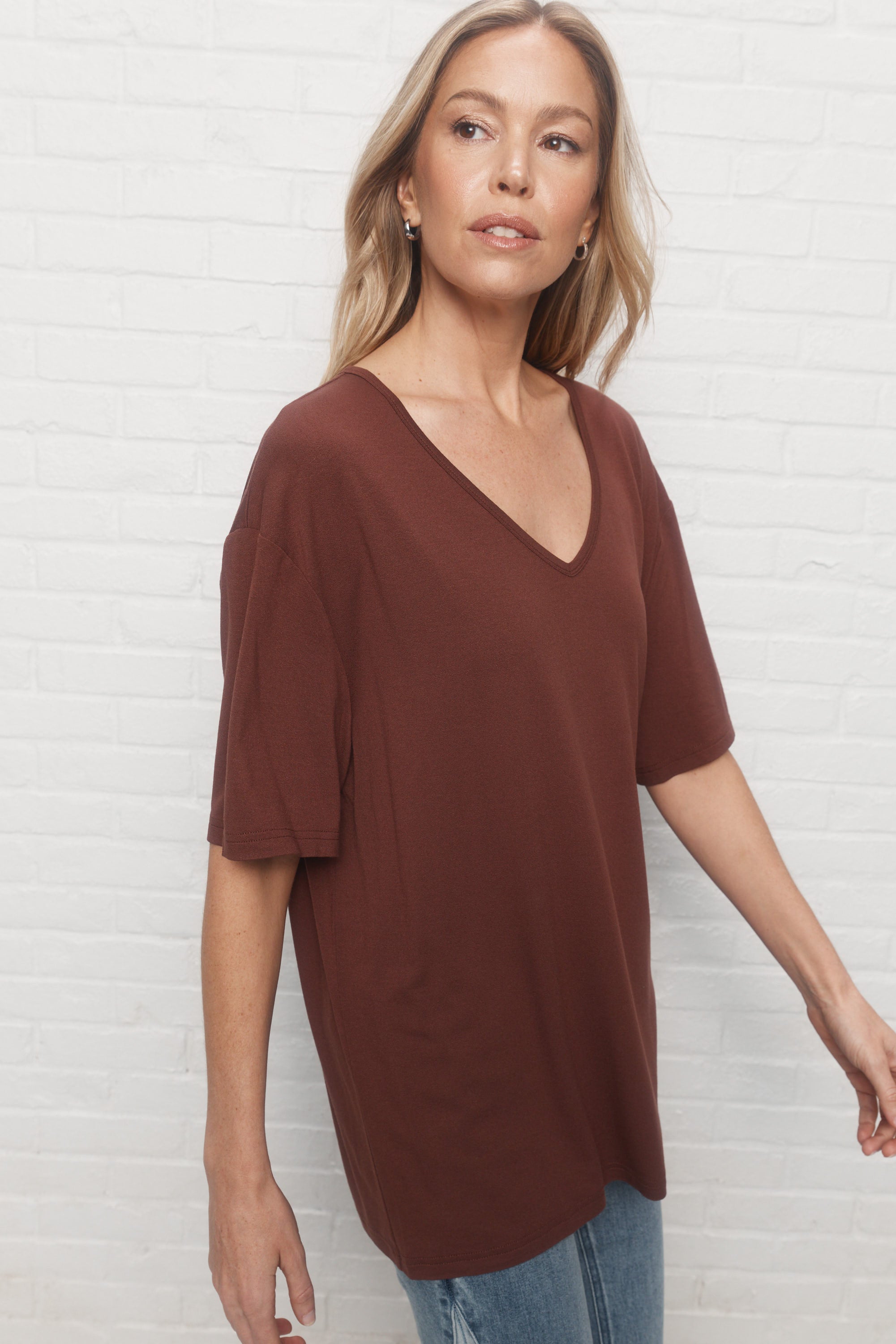 Noemie | T-shirt chocolat