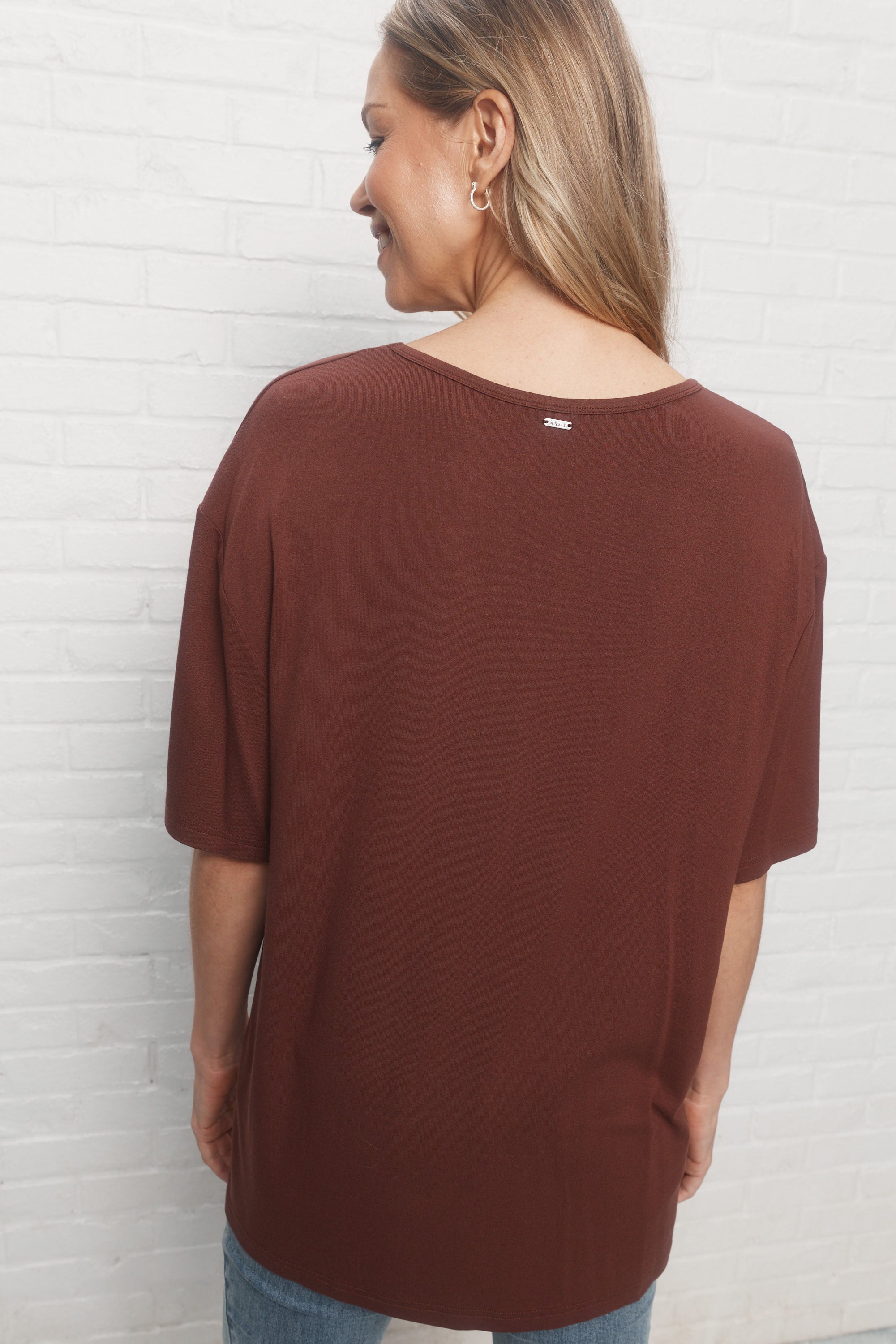 Noemie | T-shirt chocolat