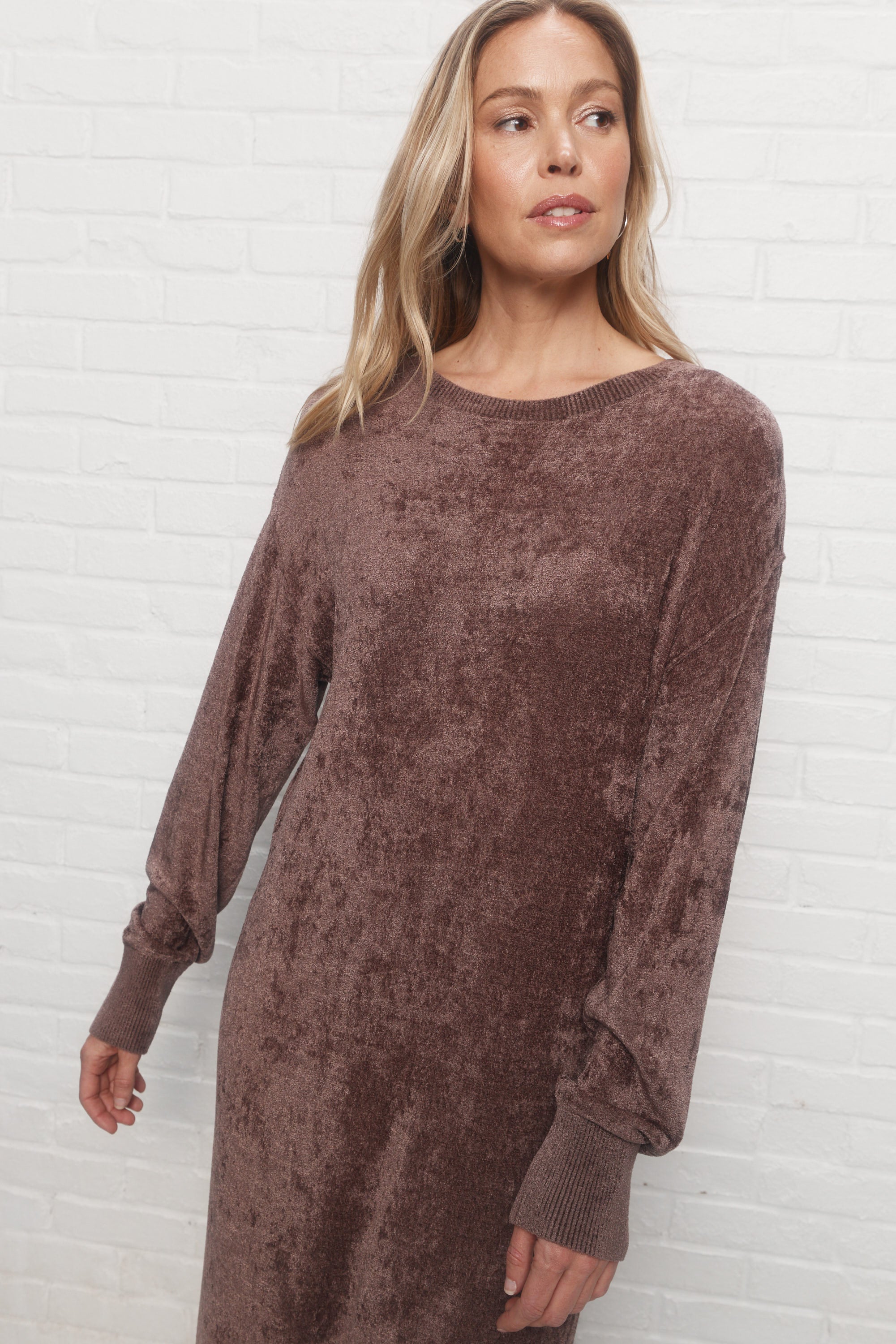 Elyane | Taupe dress