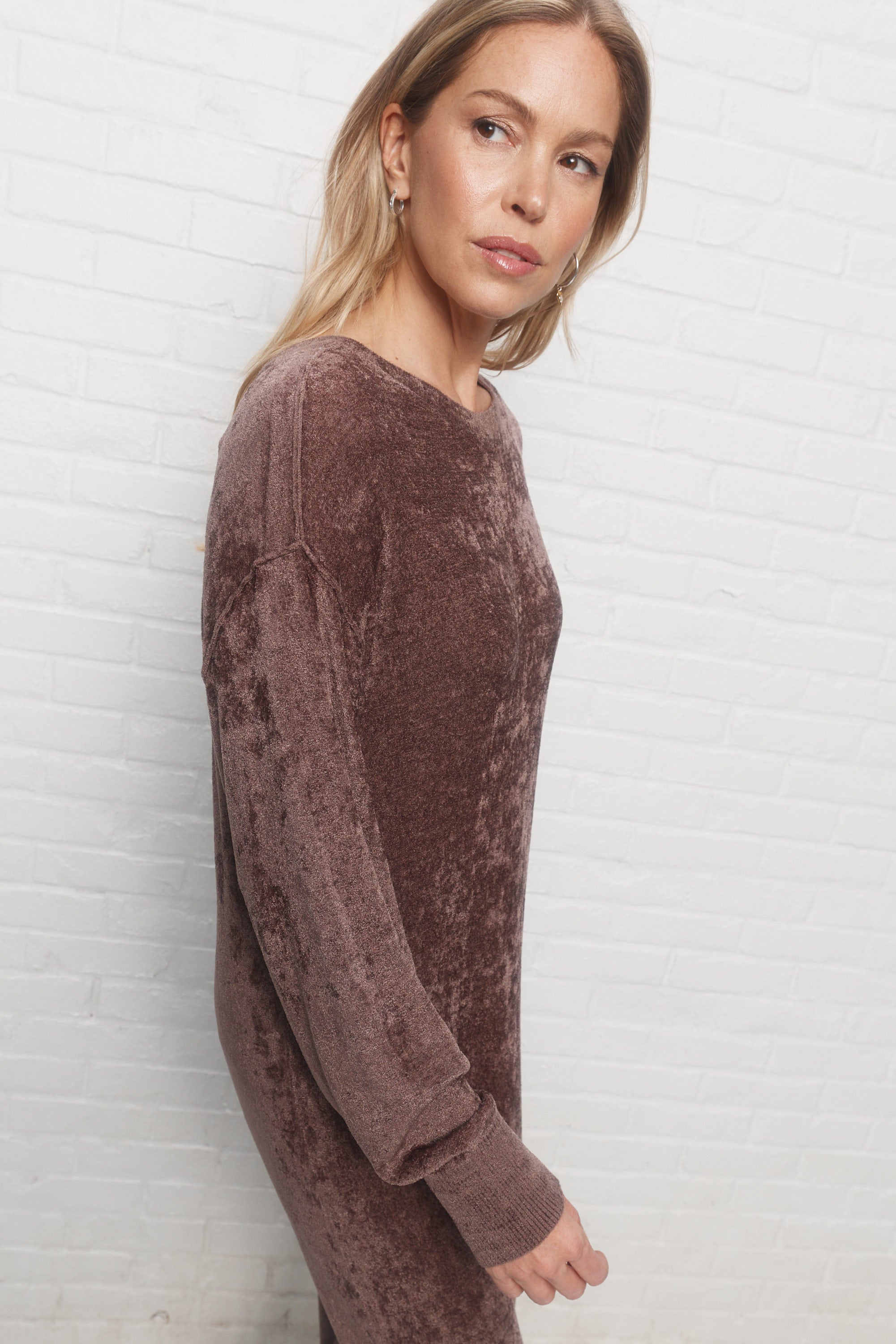 Elyane | Taupe dress