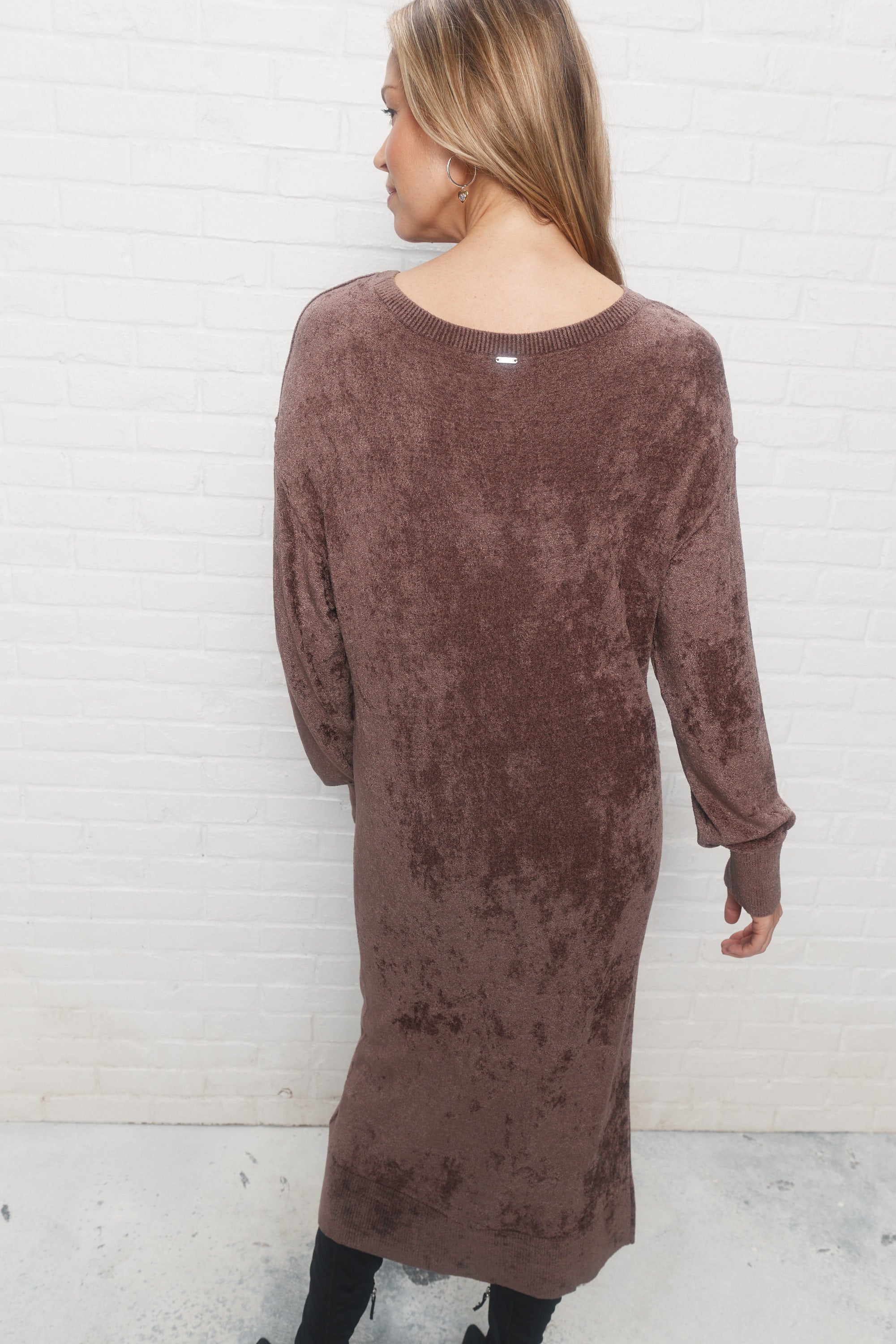 Elyane | Taupe dress