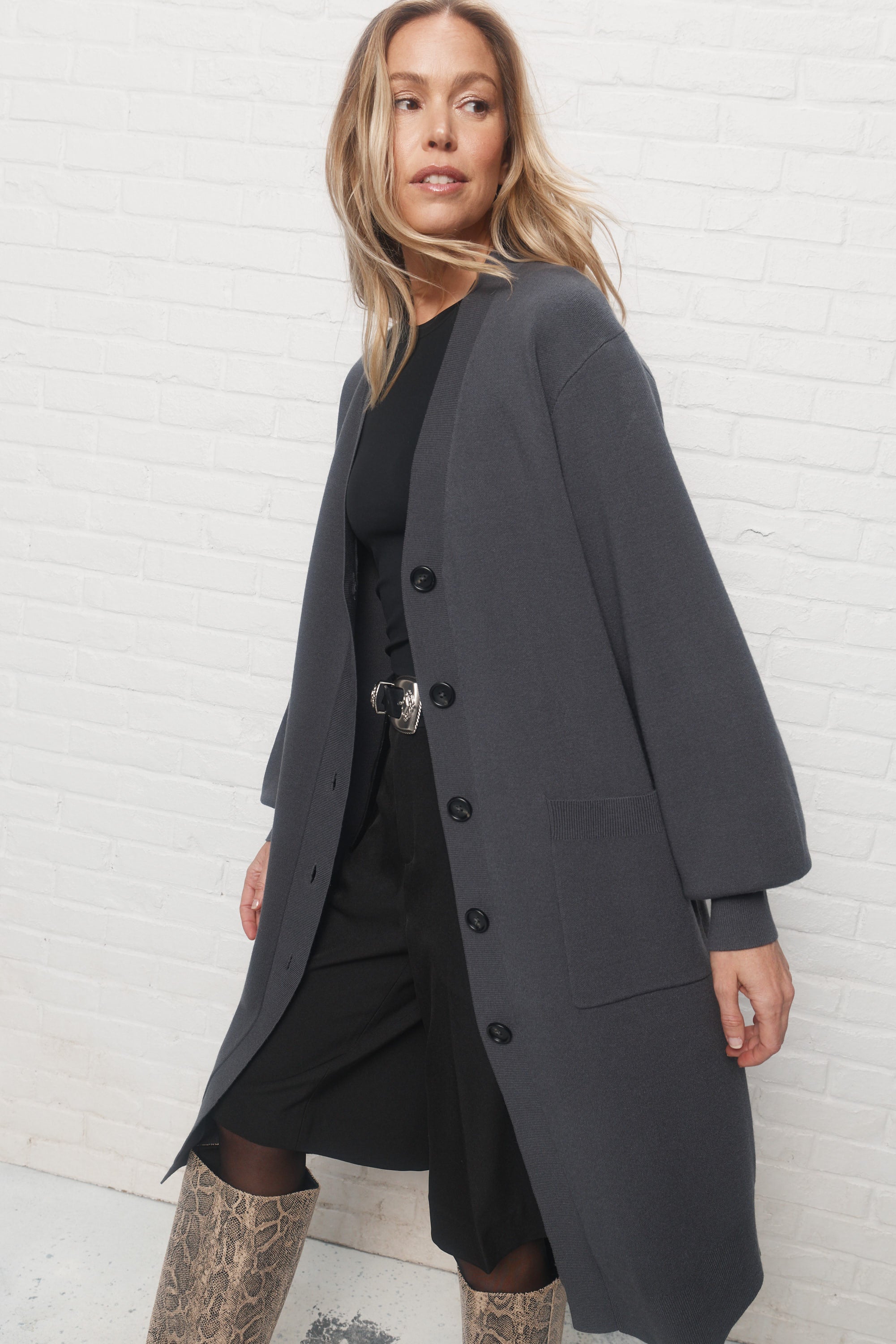 Gladys | Grey cardigan