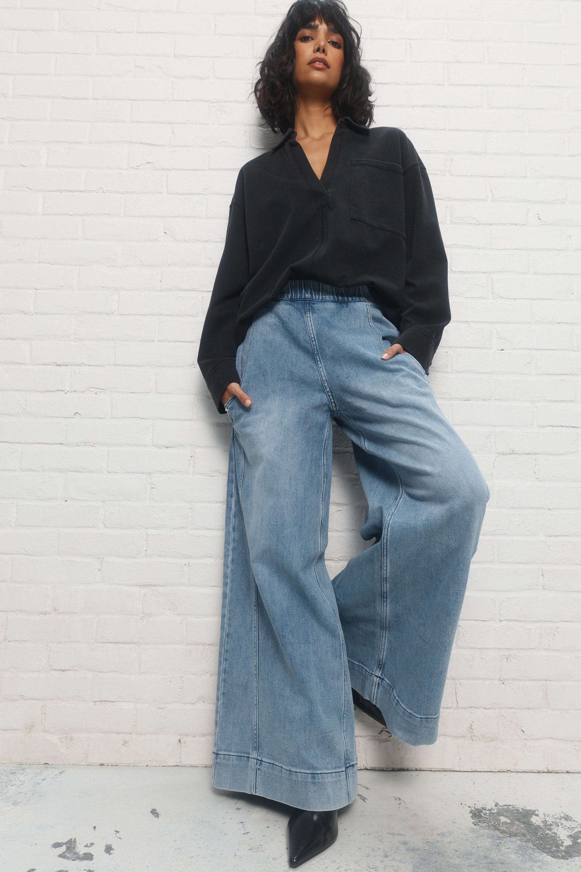 Phoenix | Jean bleu délavé