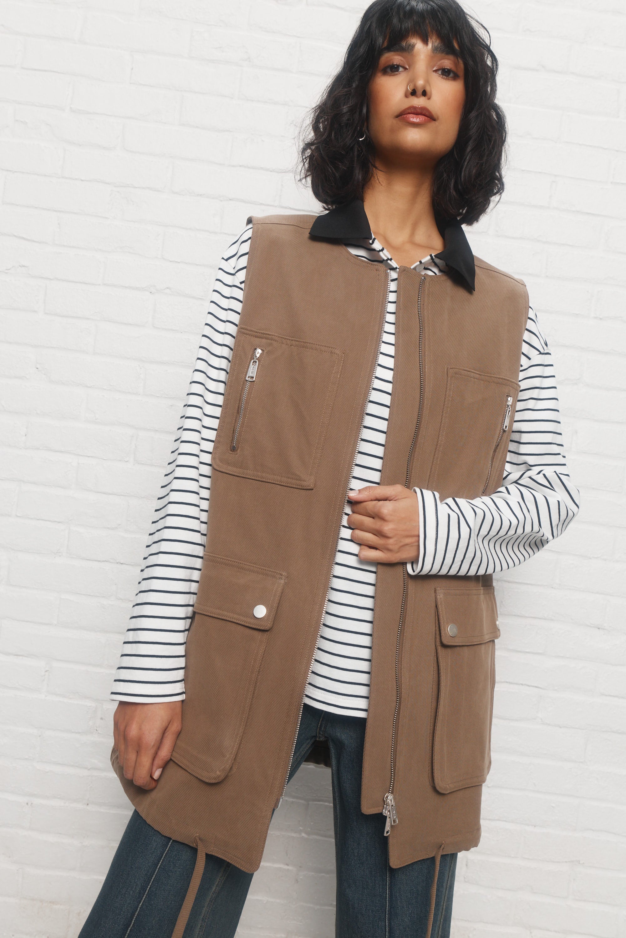 Quentin | Veste brune