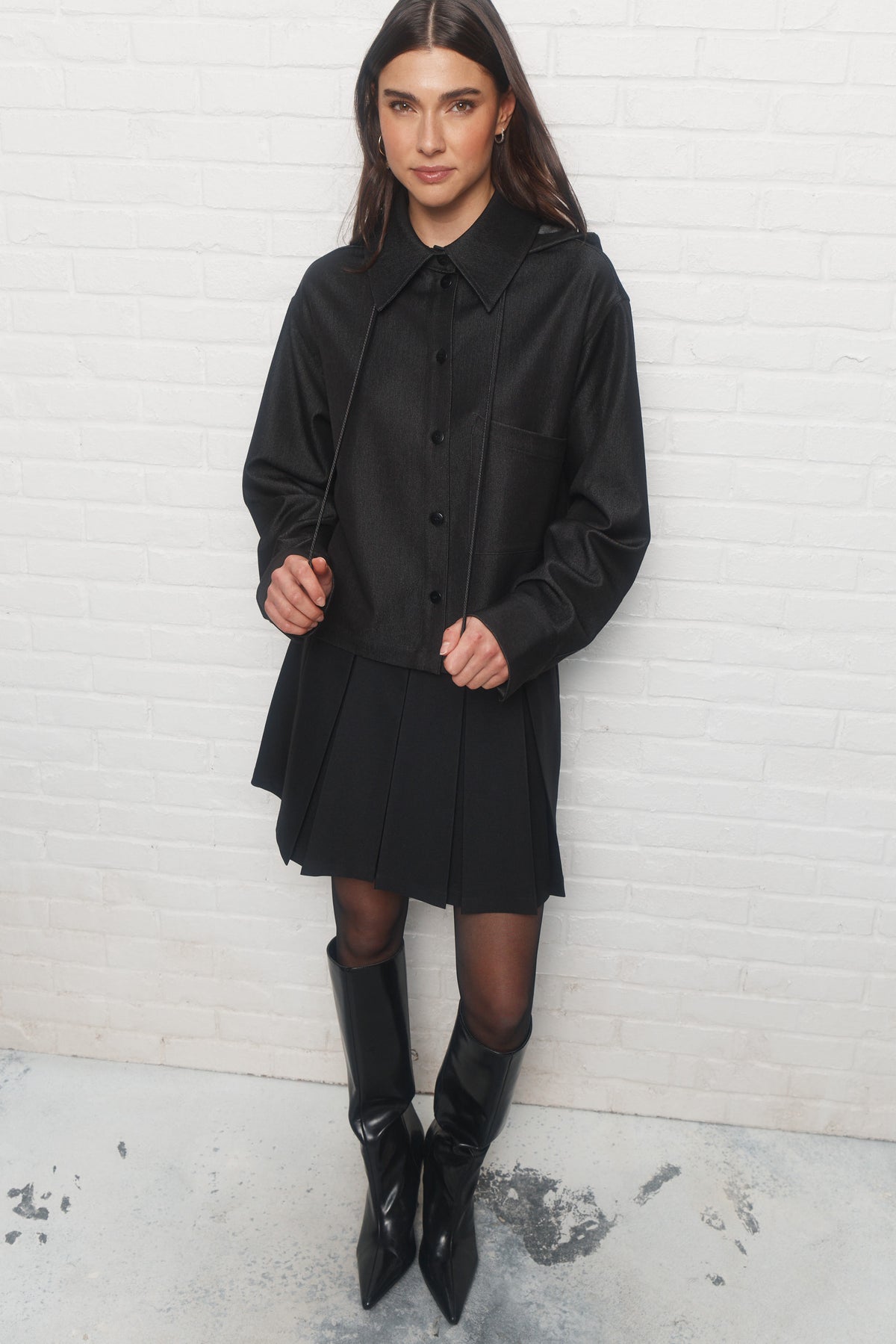 Jupe Longue High Use By Claire Campbell - Taille 38 - Noire - Occasion Très Bon état