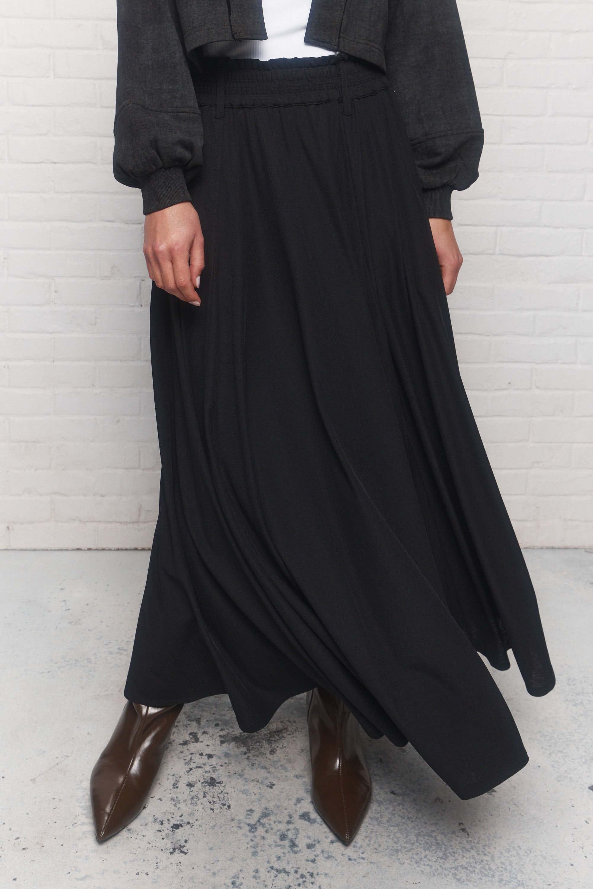 Bestie | Long black skirt