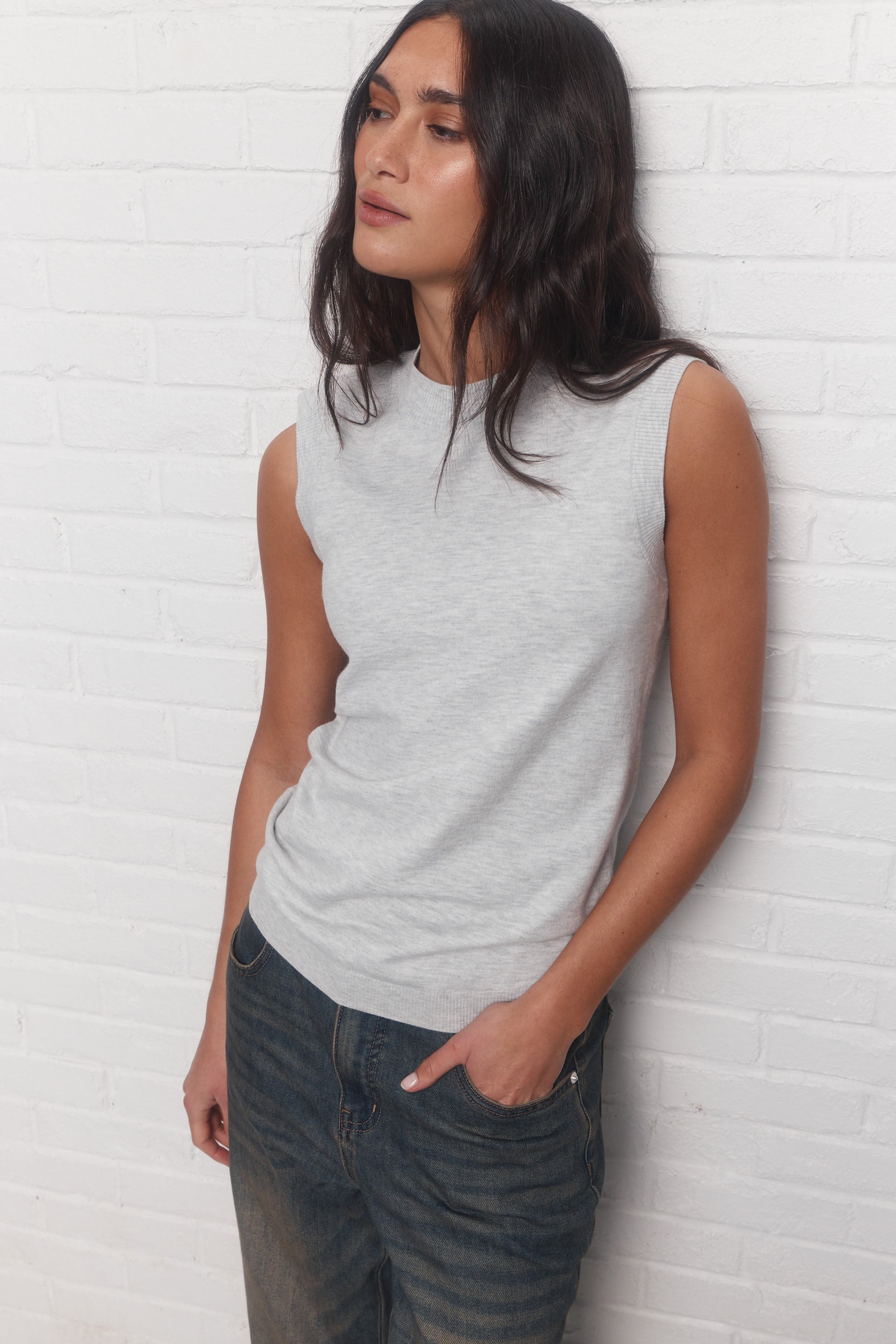 Beverly | Camisole grise