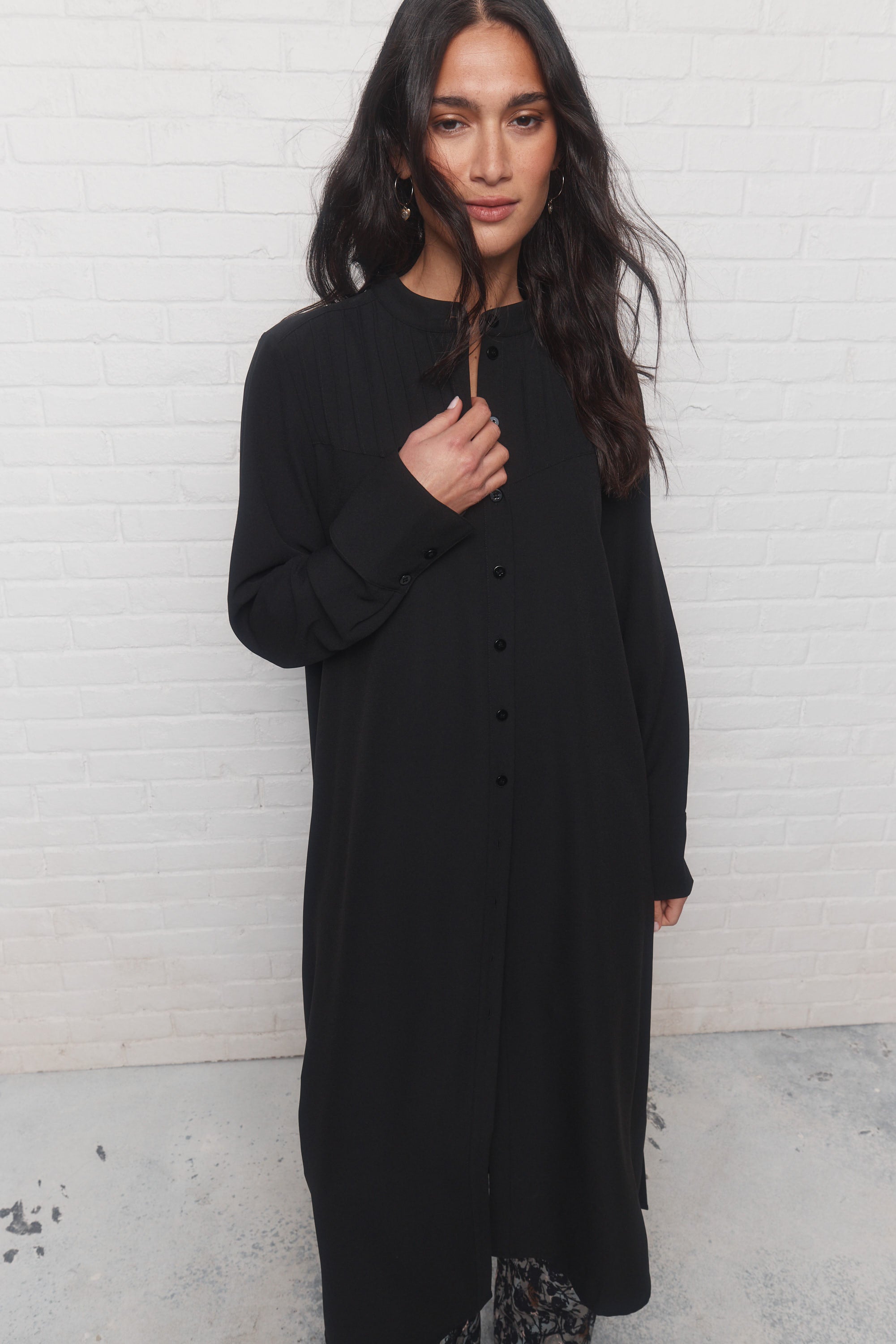 Bush | Longue chemise noire