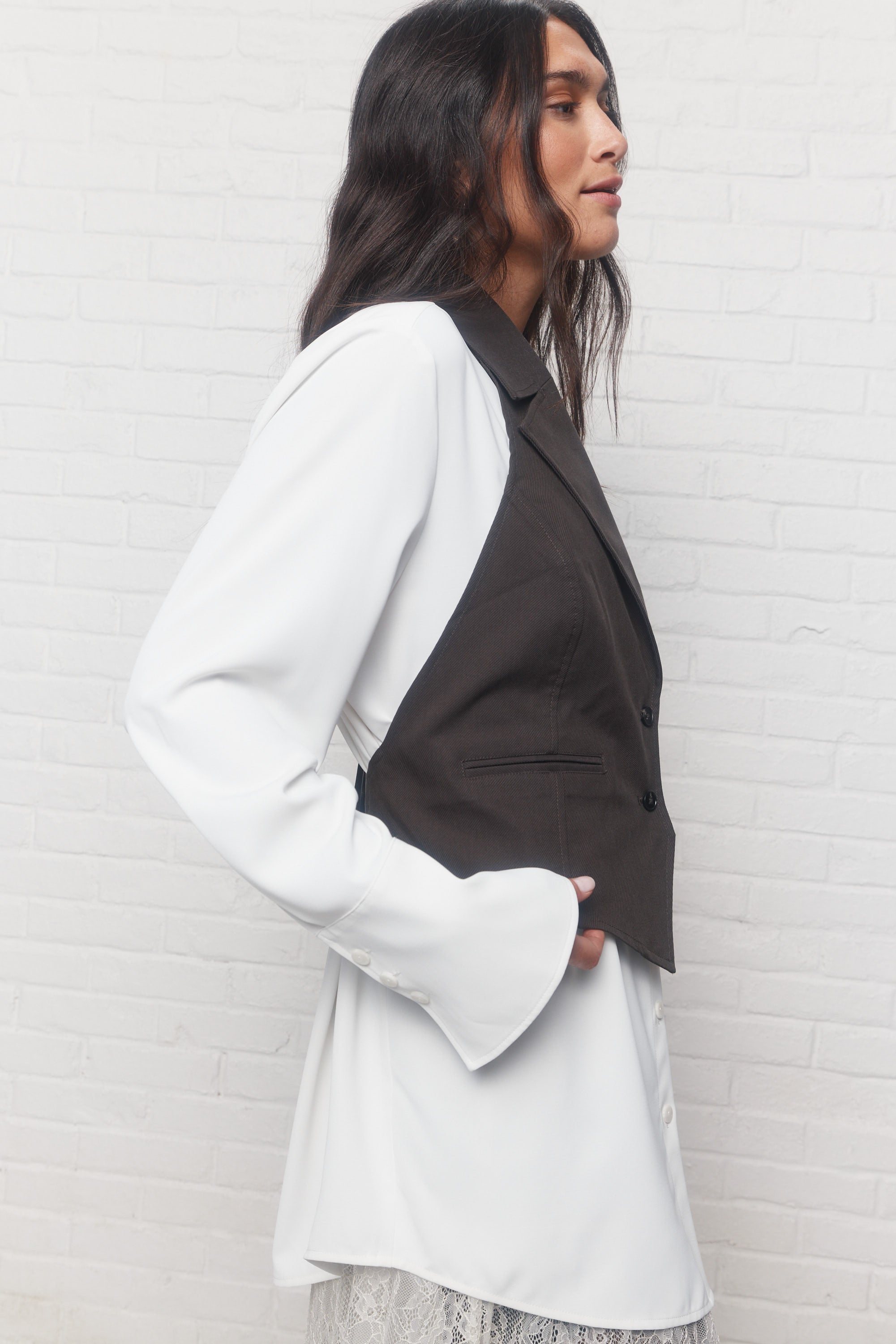 Flea | Veste vert gris