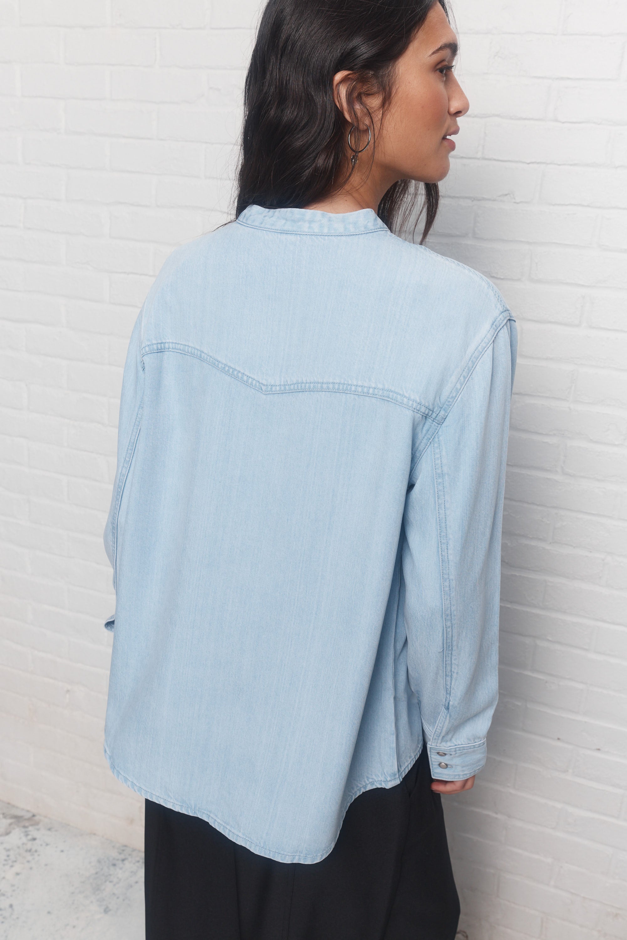 Gala | Chemise bleu délavé