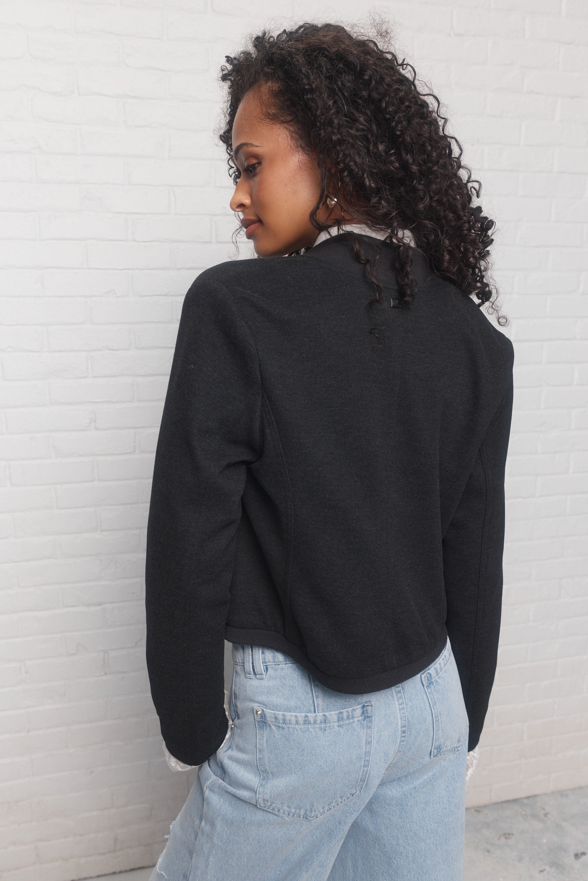 Max | Veste noire délavée