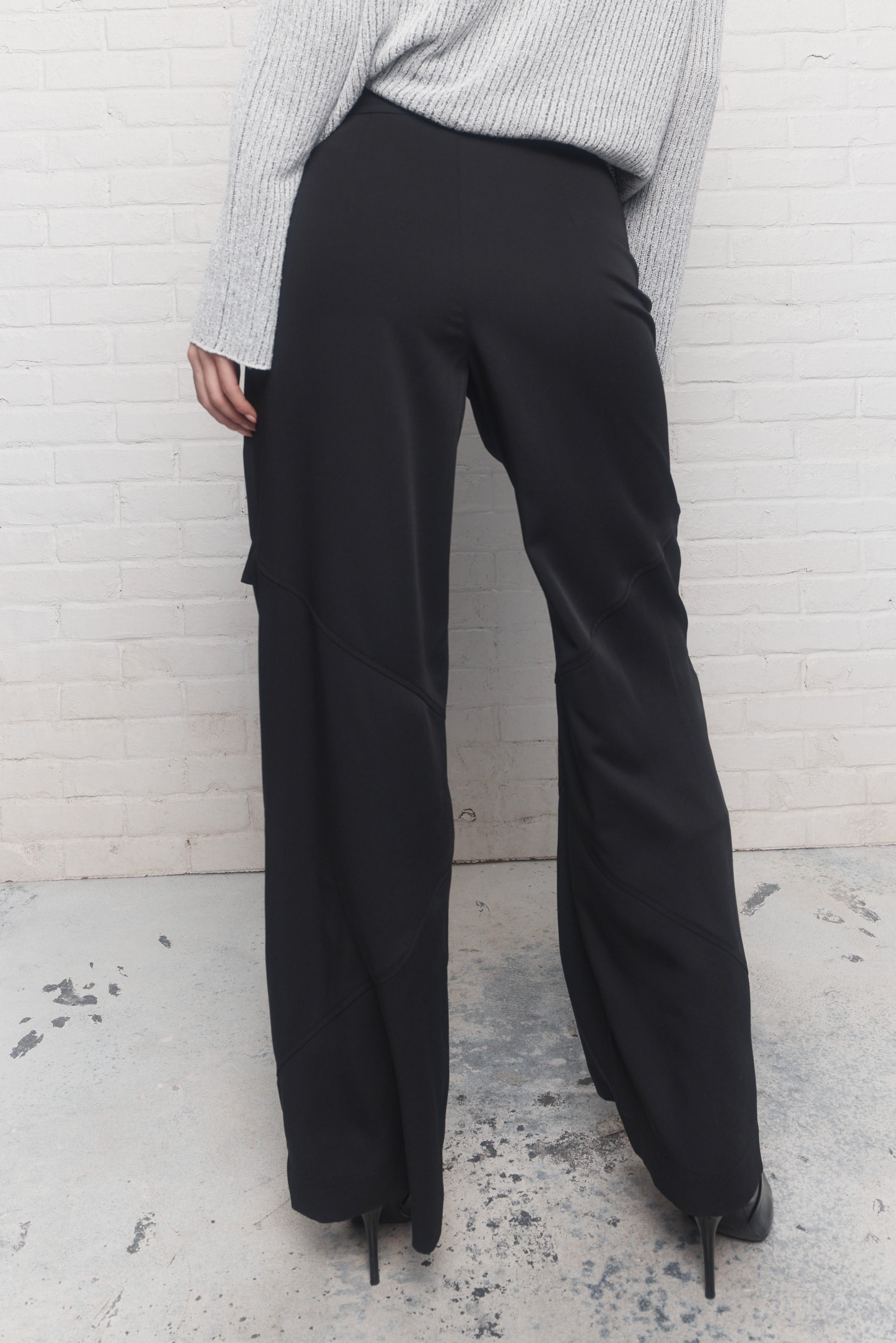 Nomo | Black Wide Leg Pants