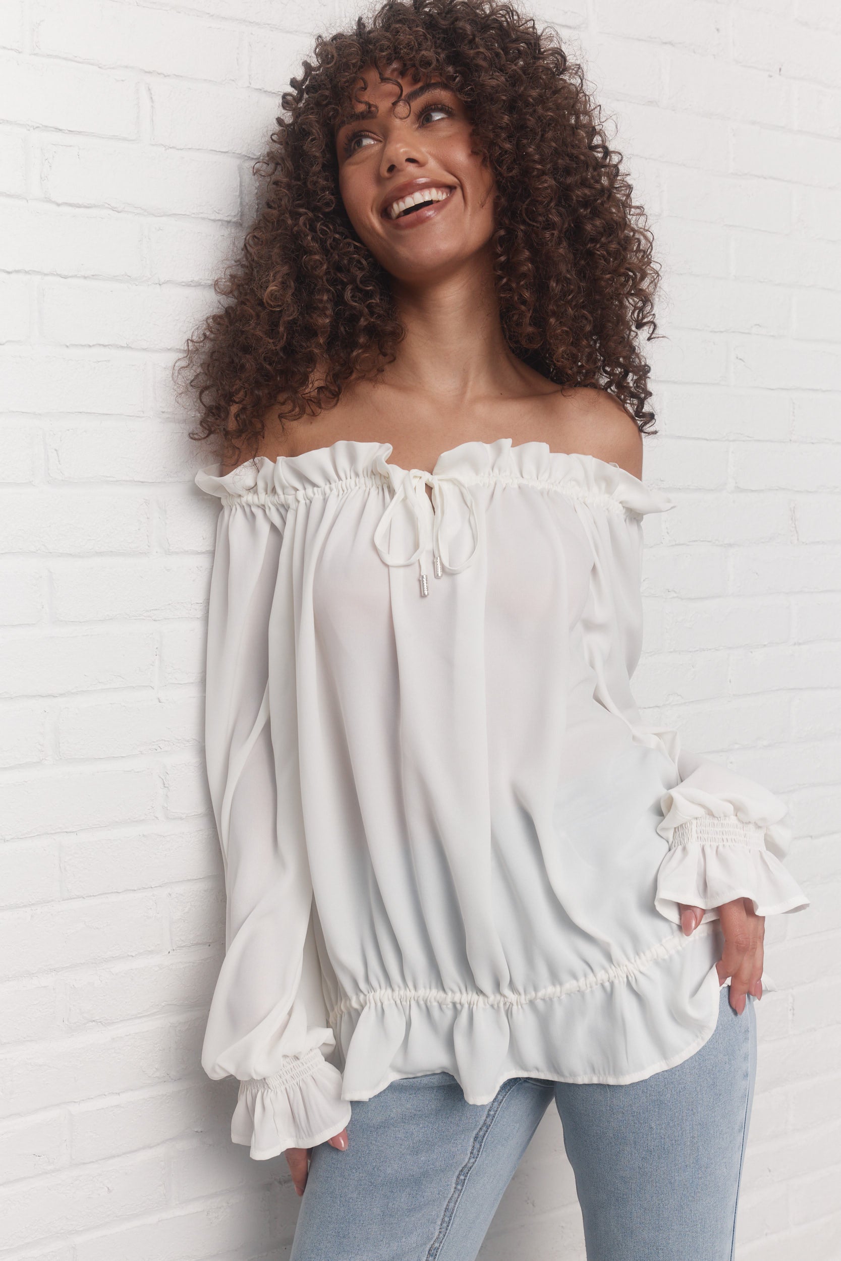 Apollo | Cream blouse