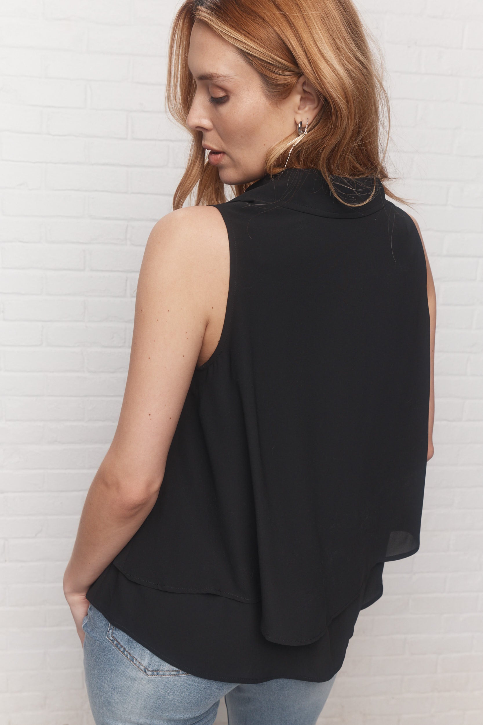 Breeze | Black Blouse