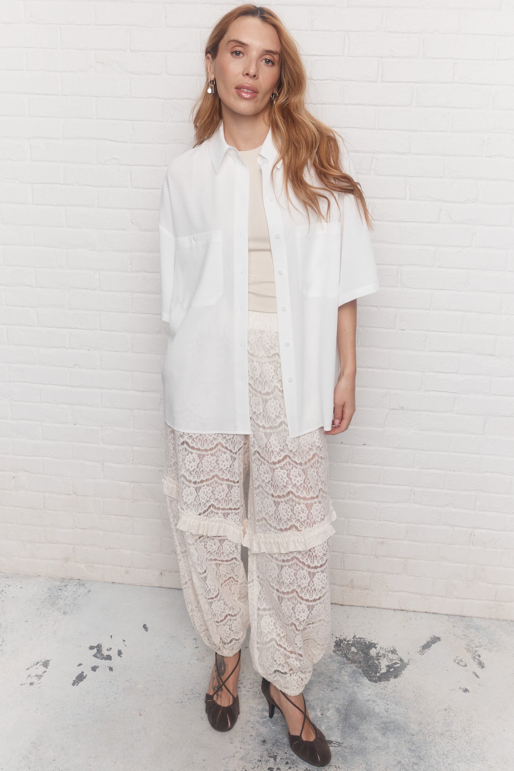 Brielle | Pantalon crème