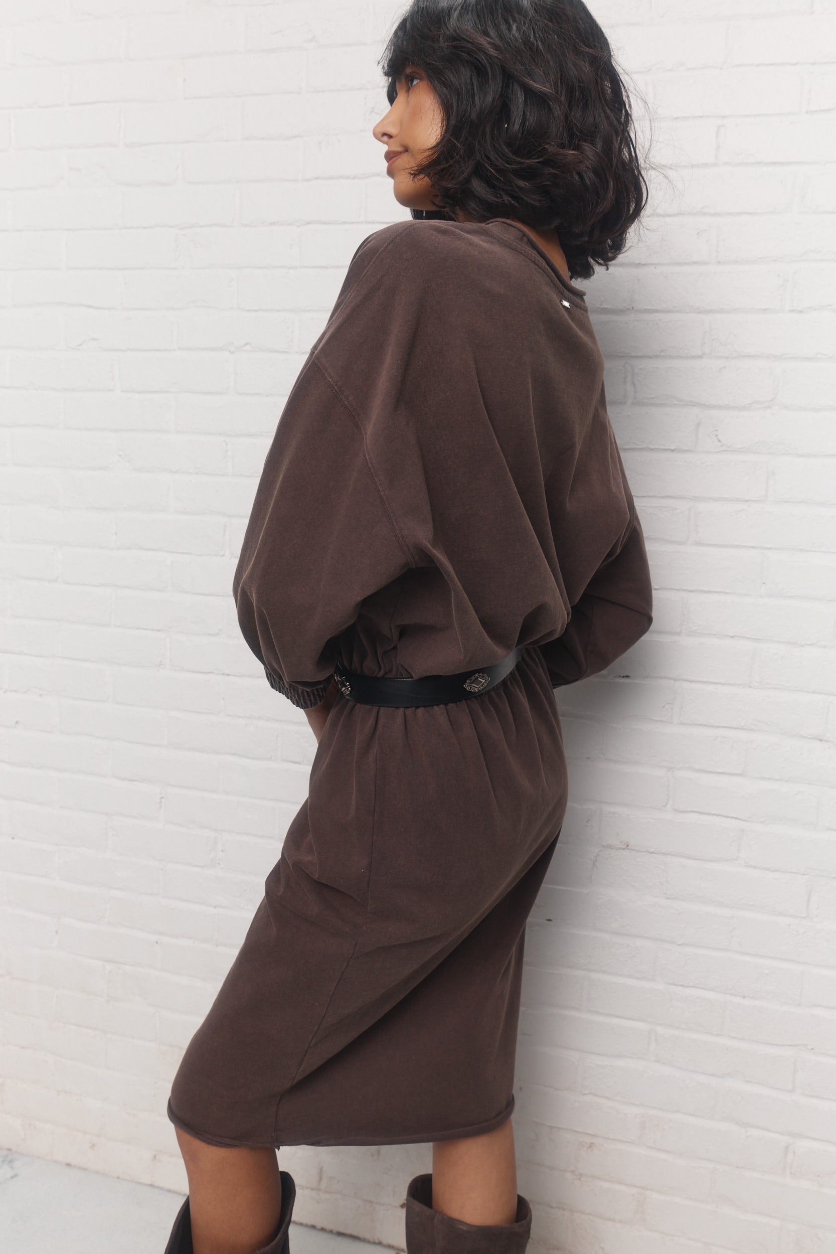 Harlow | Robe brun délavé