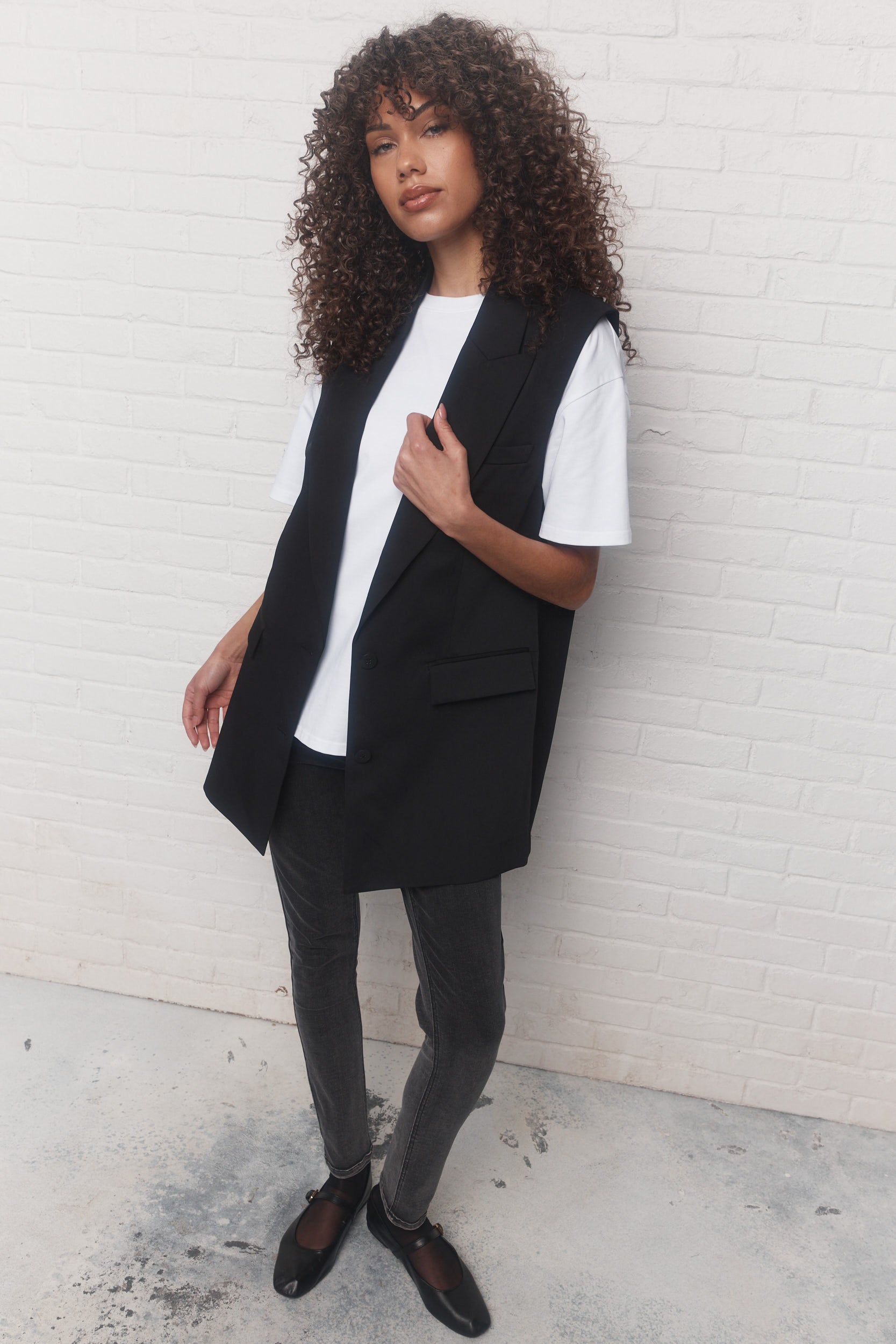 Ilkem | Jean noir délavé