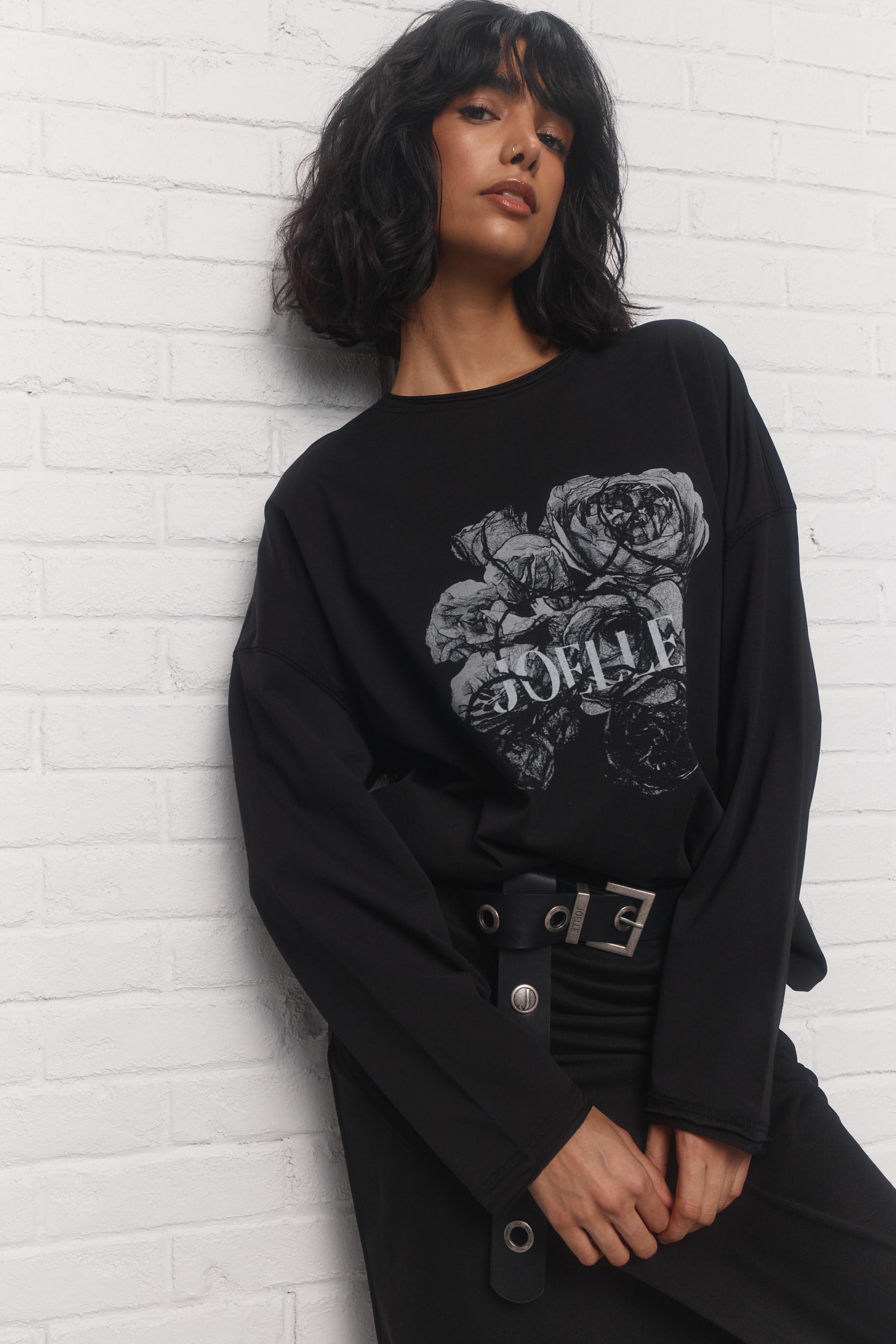 Lillow | Chandail noir délavé