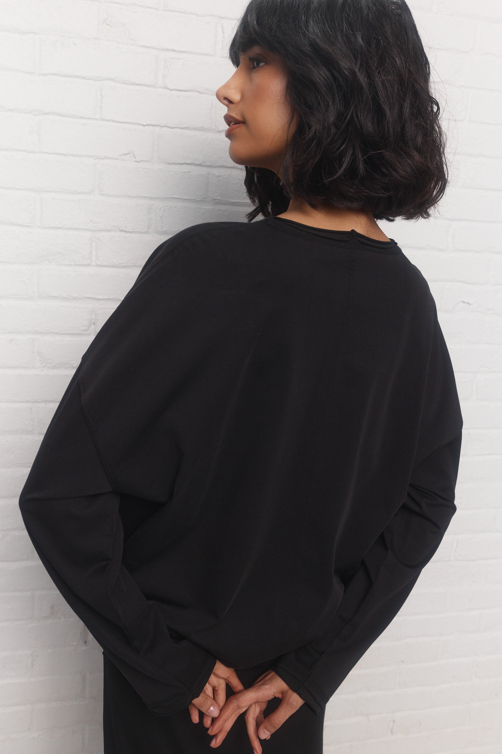 Lillow | Chandail noir délavé