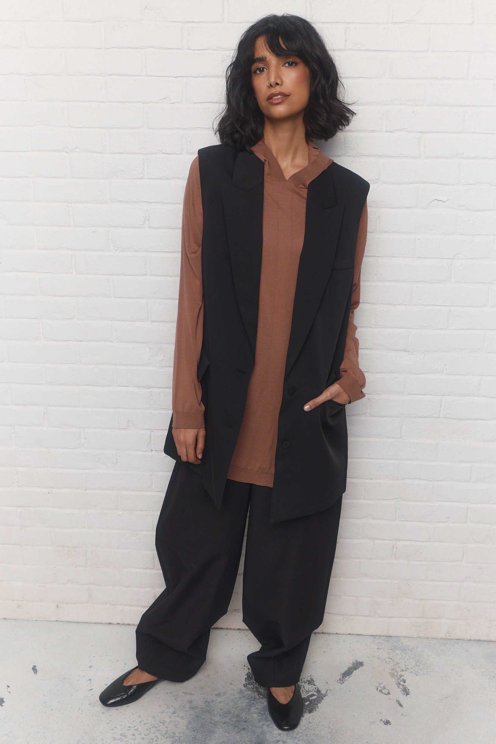 Maddie | Chandail à capuchon mocha