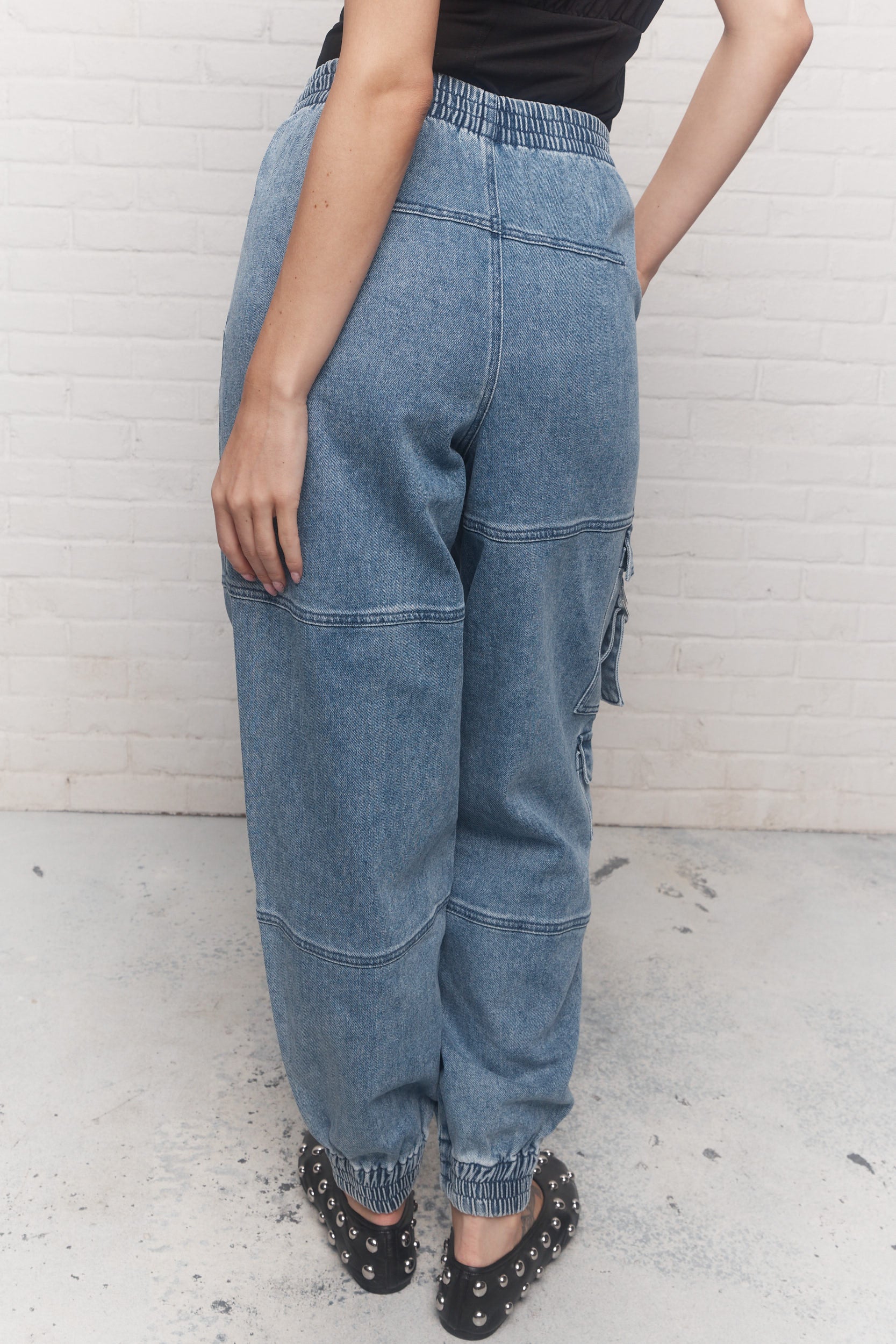 Roxie | Jean indigo délavé