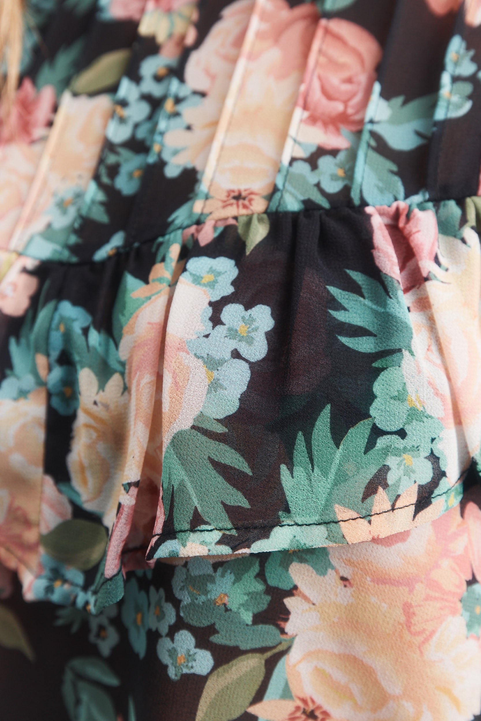 Sake | La blouse fleurie à volants