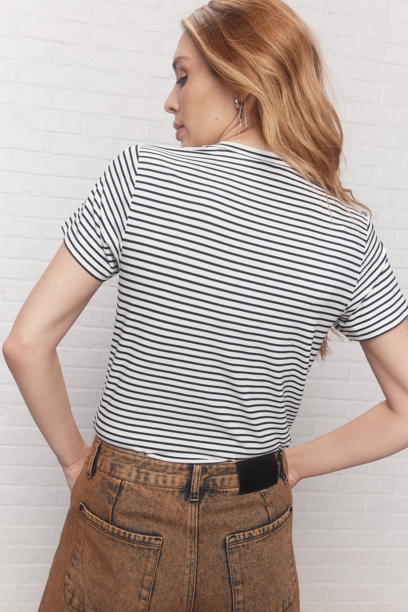 Samie | T-shirt rayures noires