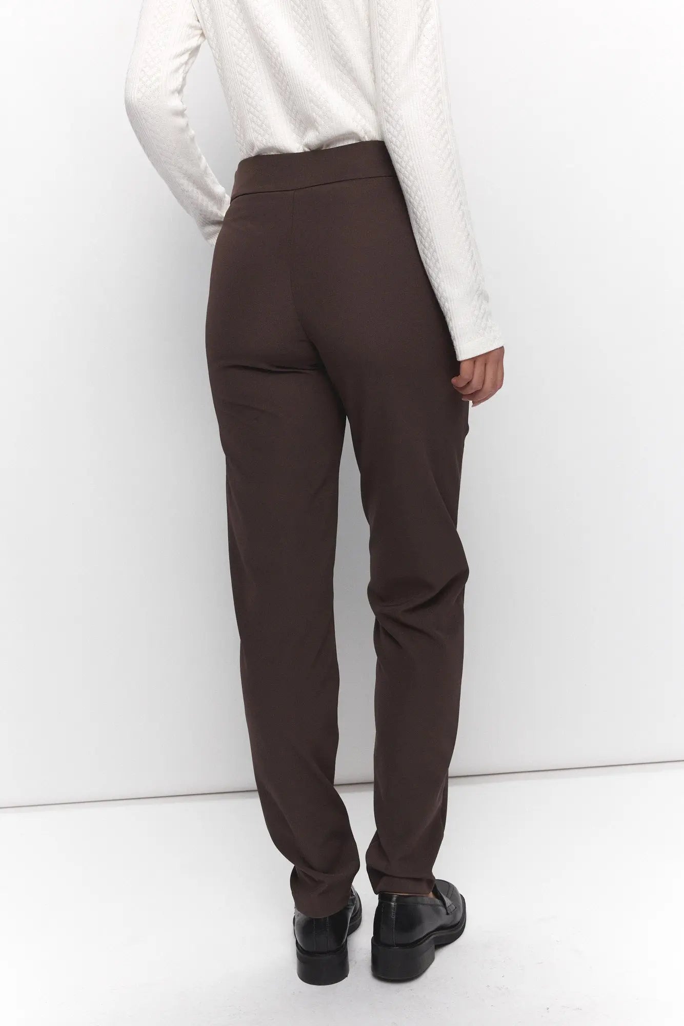 Pantalon marron | Florane JOELLE Collection