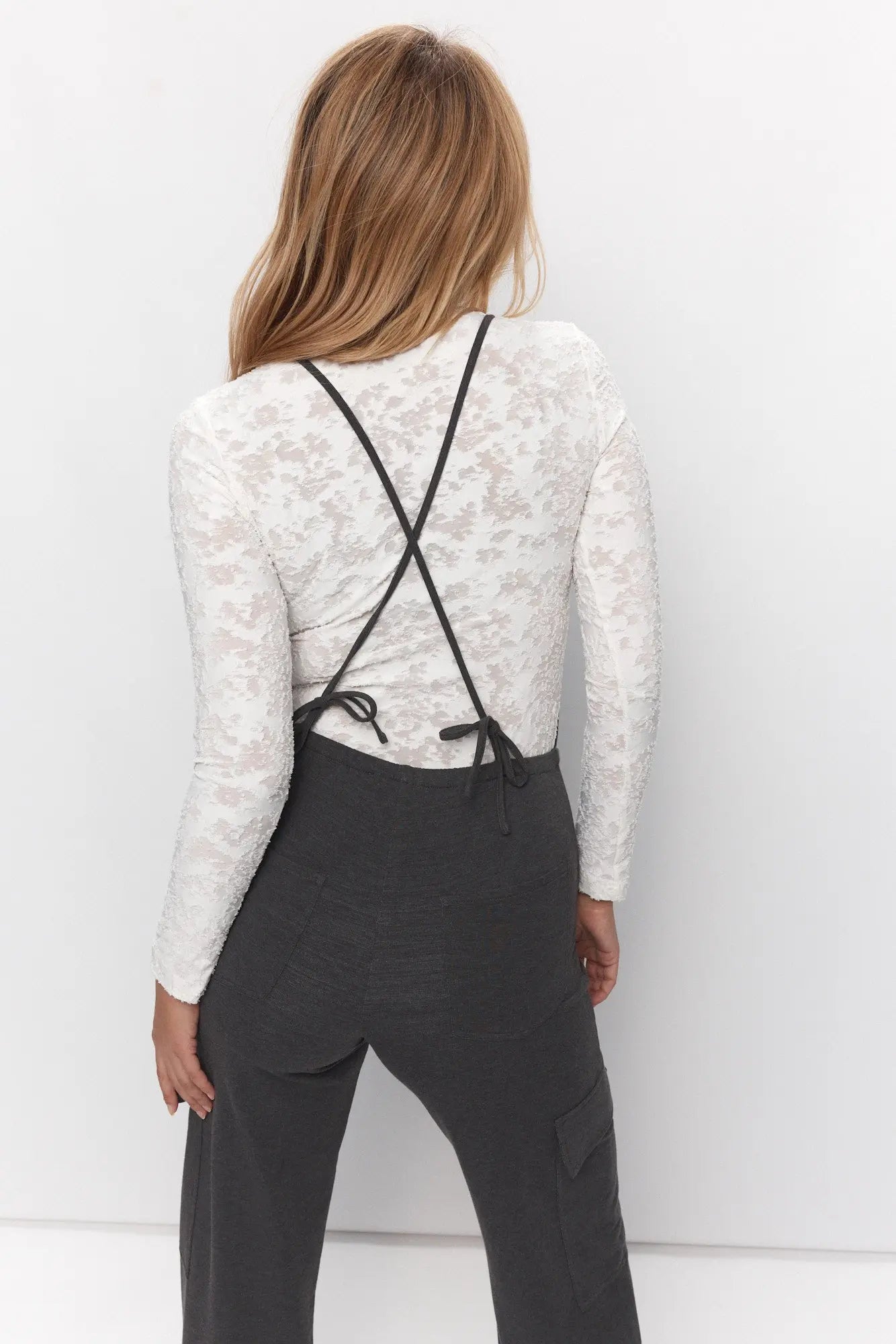 Combinaison grise style cargo | Lennox JOELLE Collection