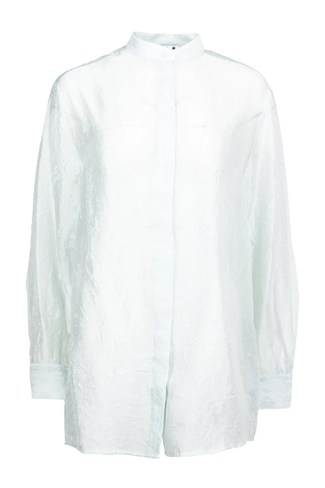 Vanessa | Chemise turquoise pâle JOELLE Collection