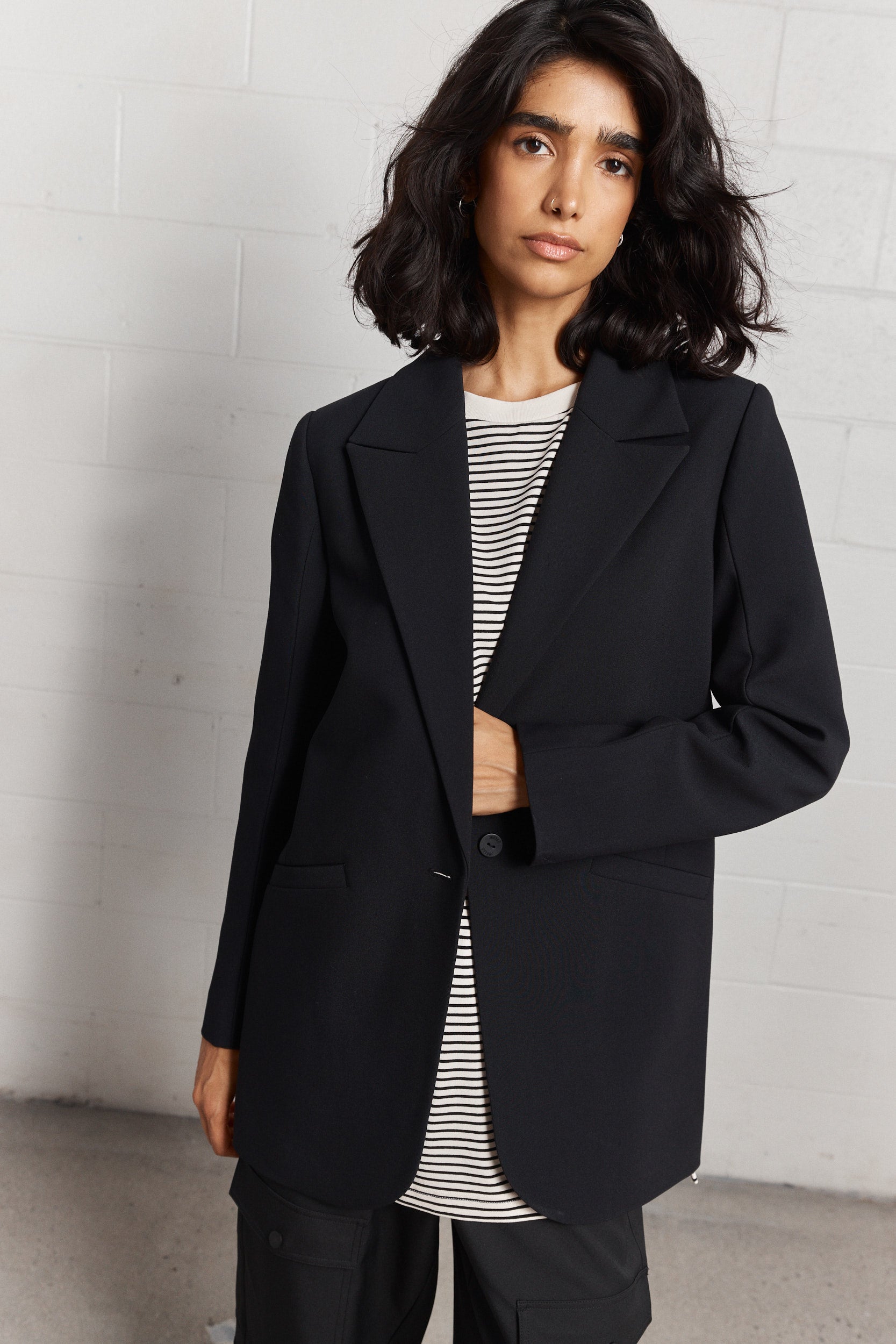 Cesar | Veston noir bleu