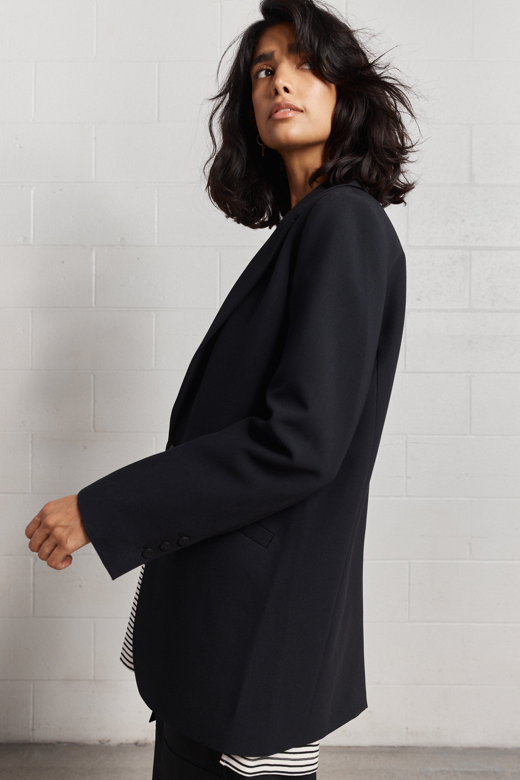 Cesar | Veston noir bleu