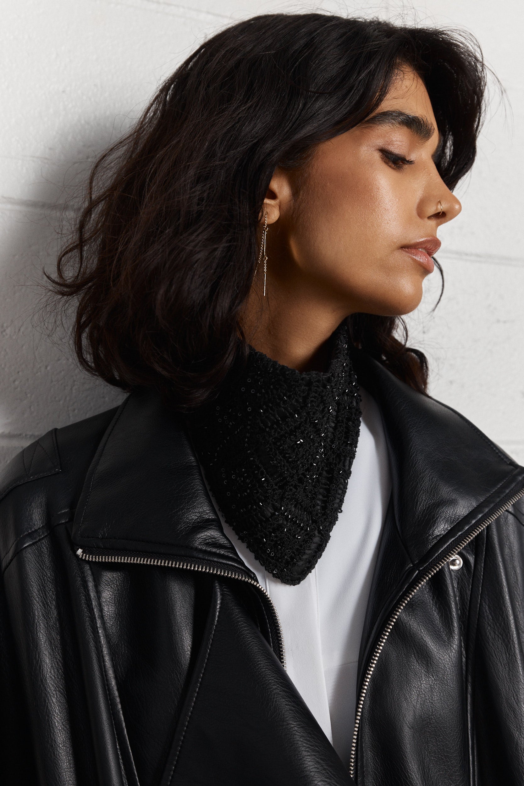 Sunday | Foulard bijou brodé