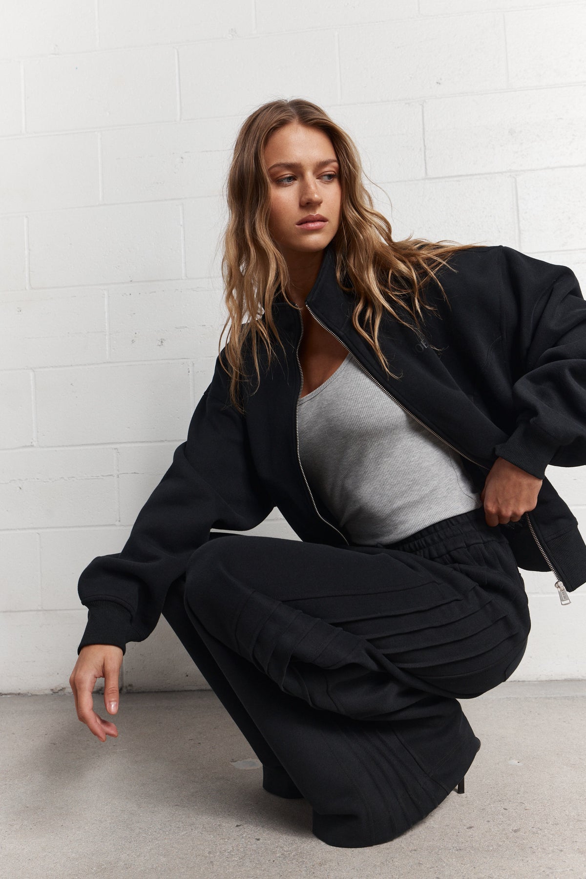 Tionne | Pantalon de survêtement noir