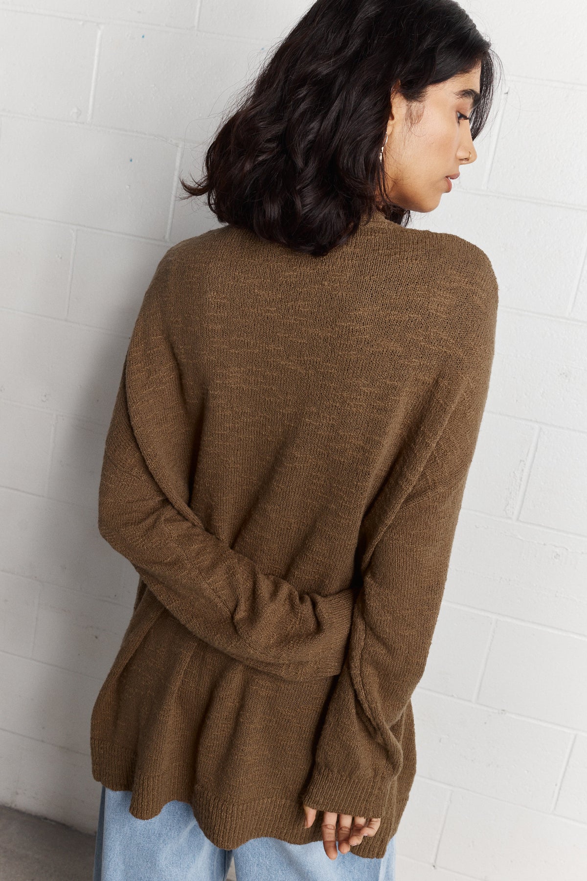 Cardily | Cardigan ample vert