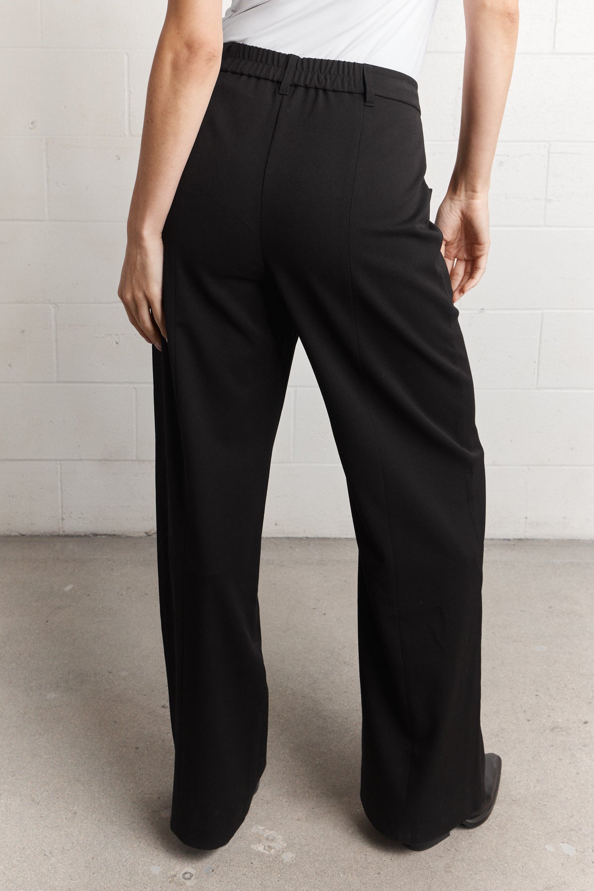 Katie | Pantalon large noir