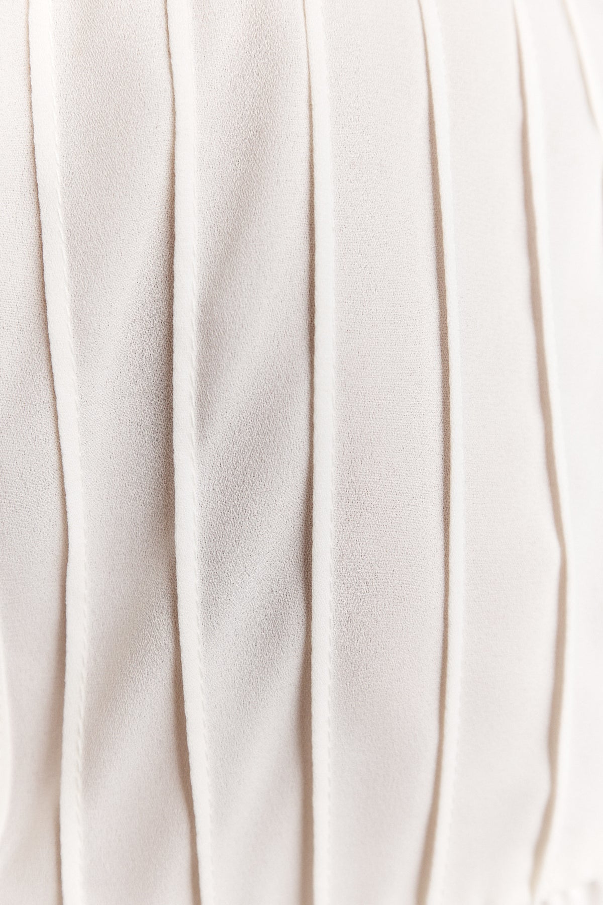 Selic | Blouse crème à volants