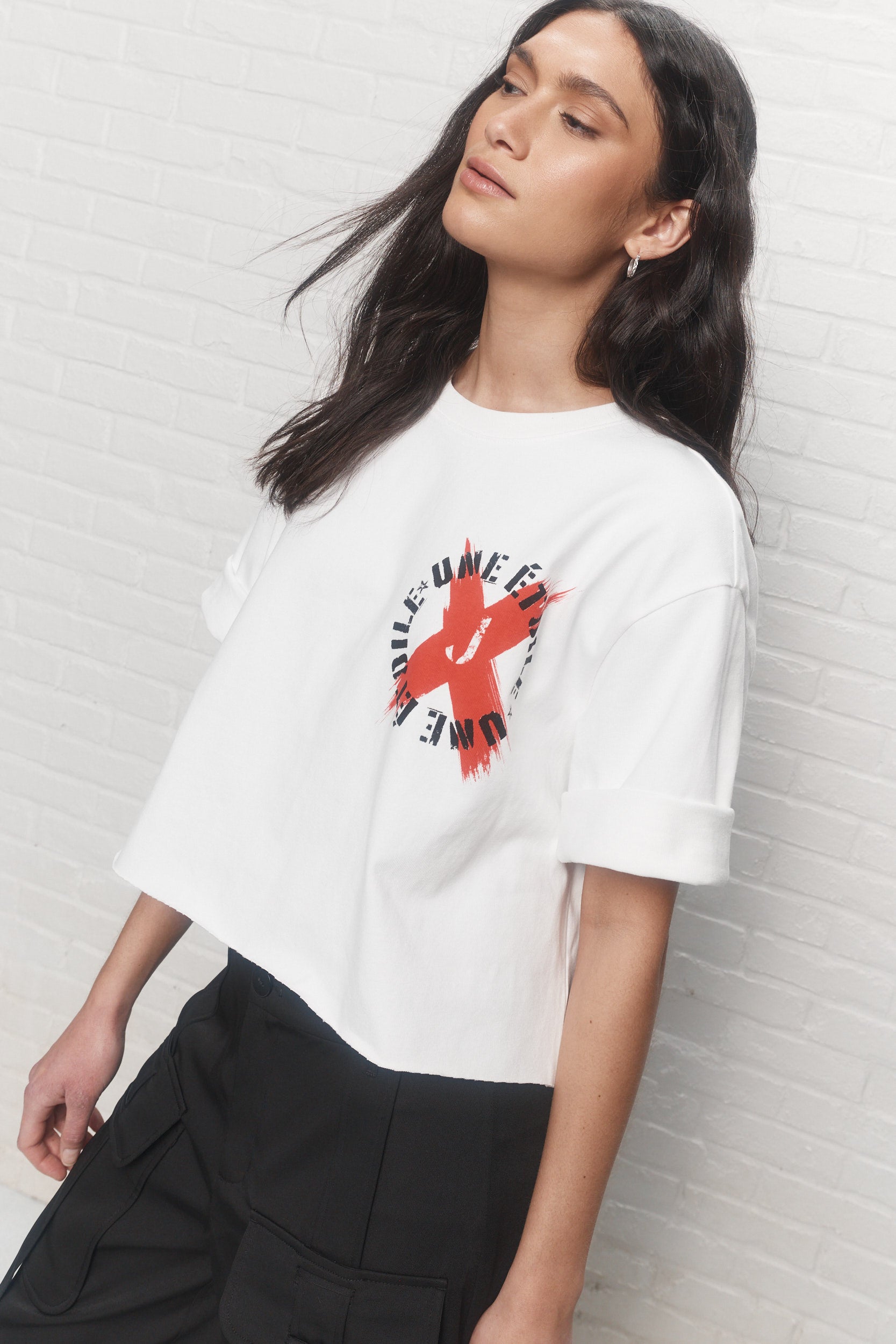 Jagger | T-shirt imprimé blanc