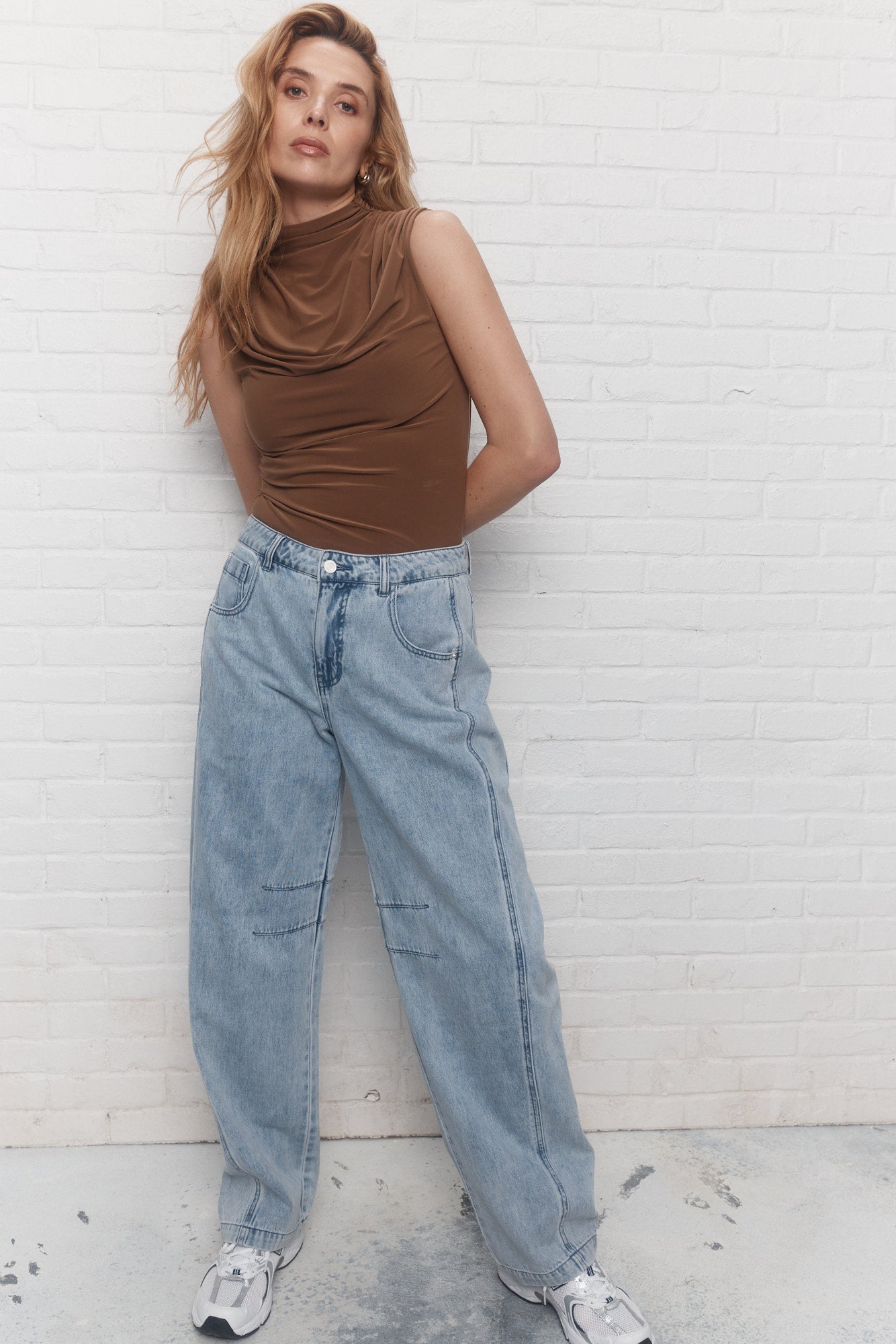 Jacob | Faded Blue Balloon Jeans