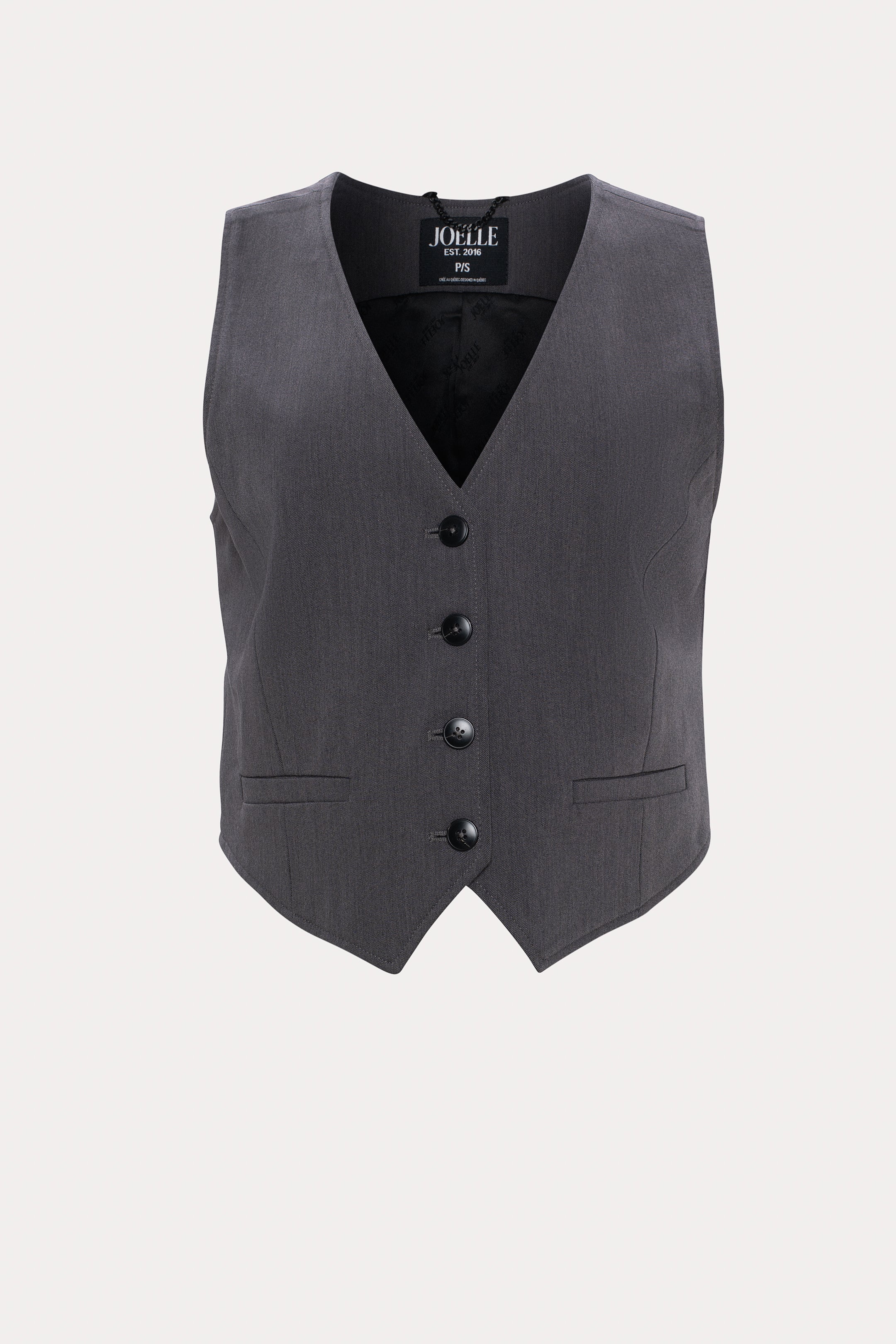 Misty | Veste grise sans manches