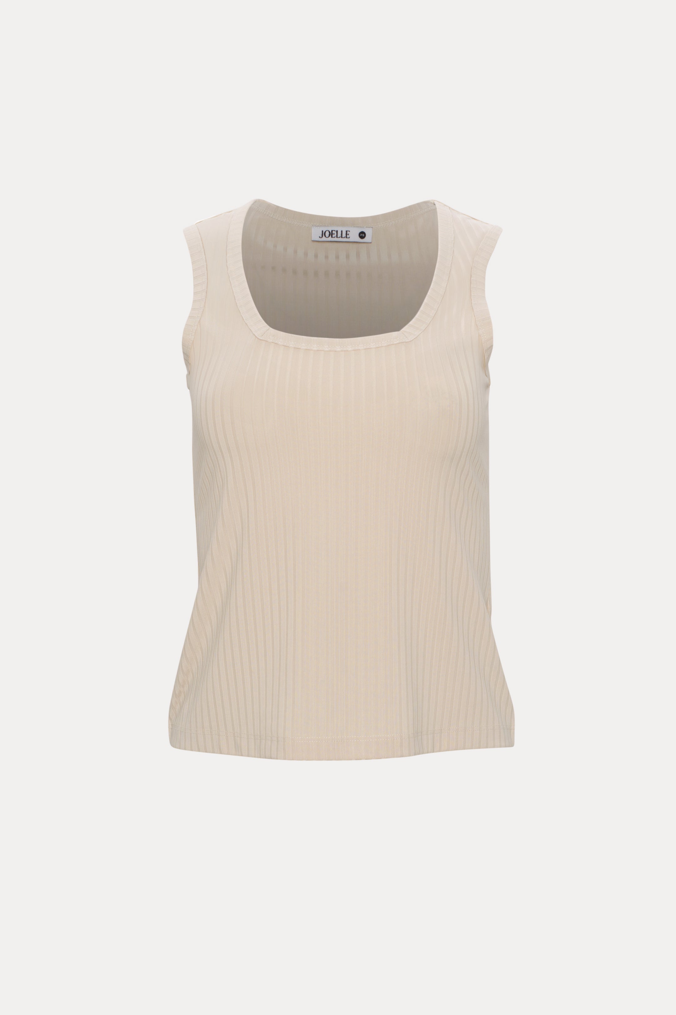 Ayliya | Beige ribbed camisole