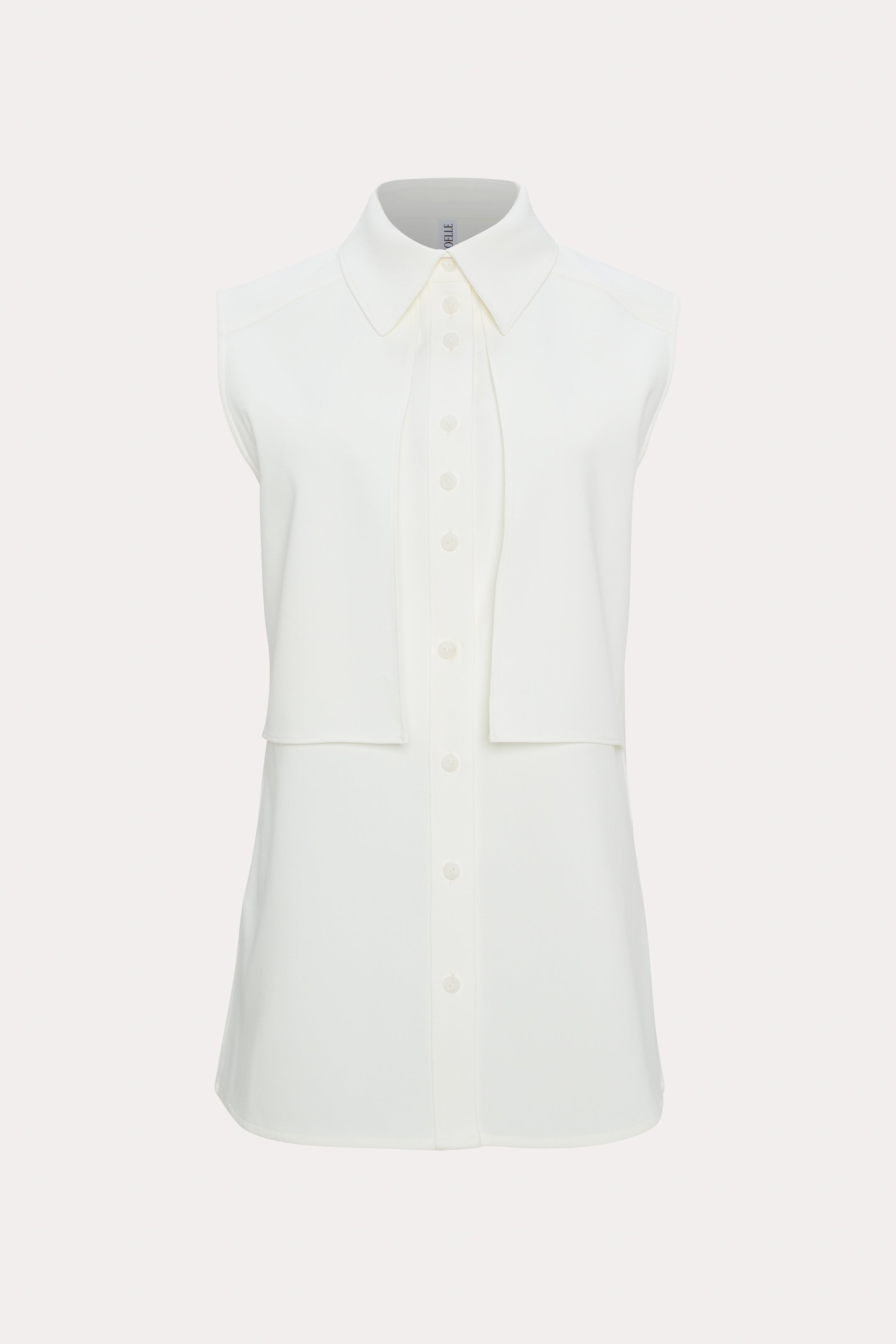 Claire | Chemise blanche sans manches
